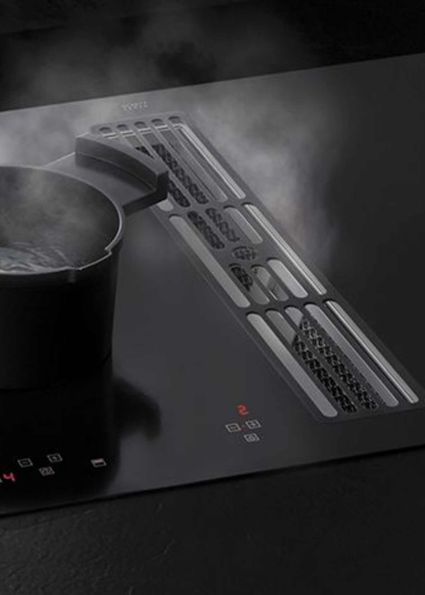 Küppersbusch KMI98000SR inductiekookplaat met afzuiging INCL plasmamade guc1314