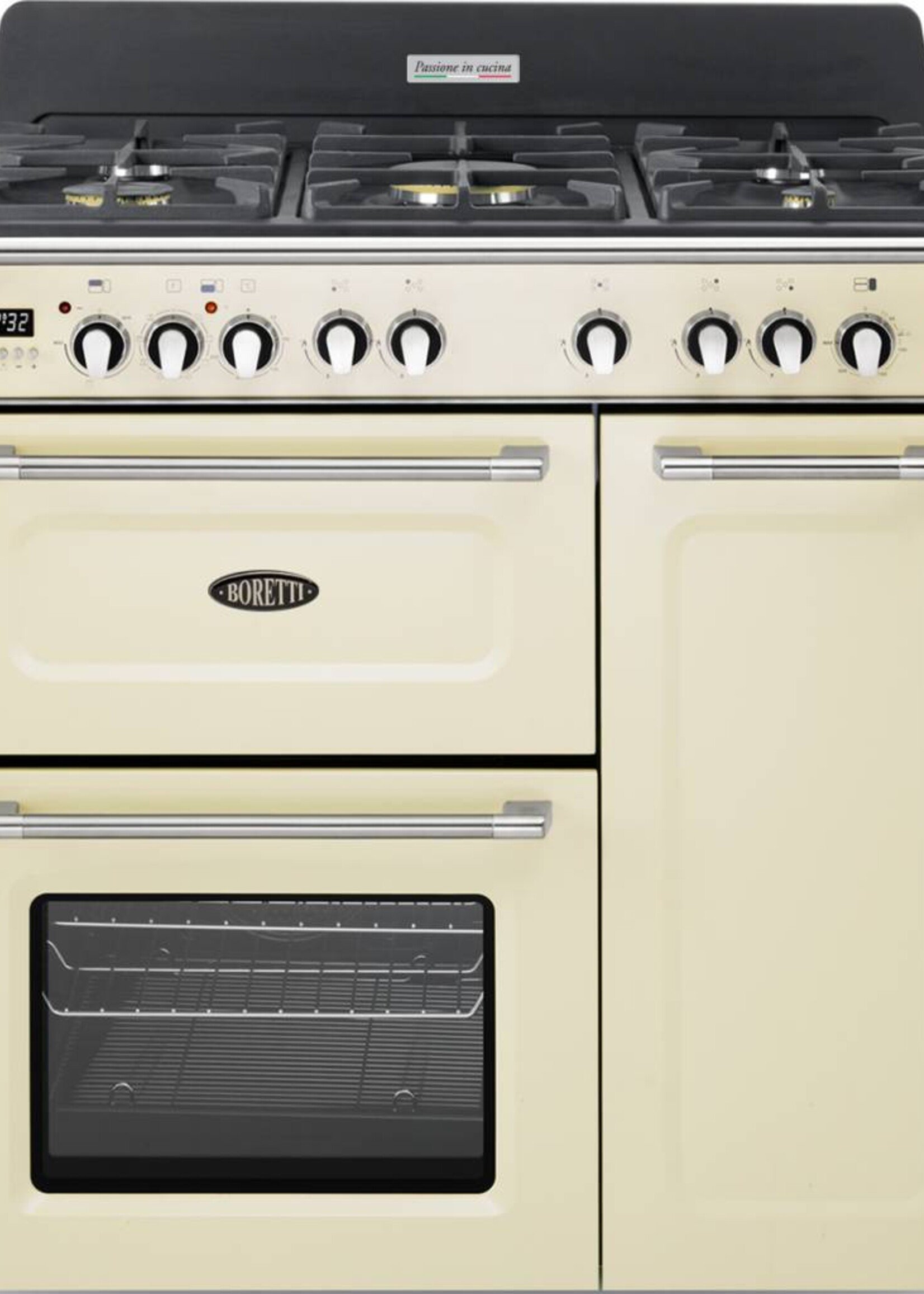 Boretti CBFG903OW fornuis oud wit - 90 cm