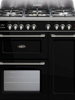 Boretti CBFG903ZW fornuis zwart - 90 cm