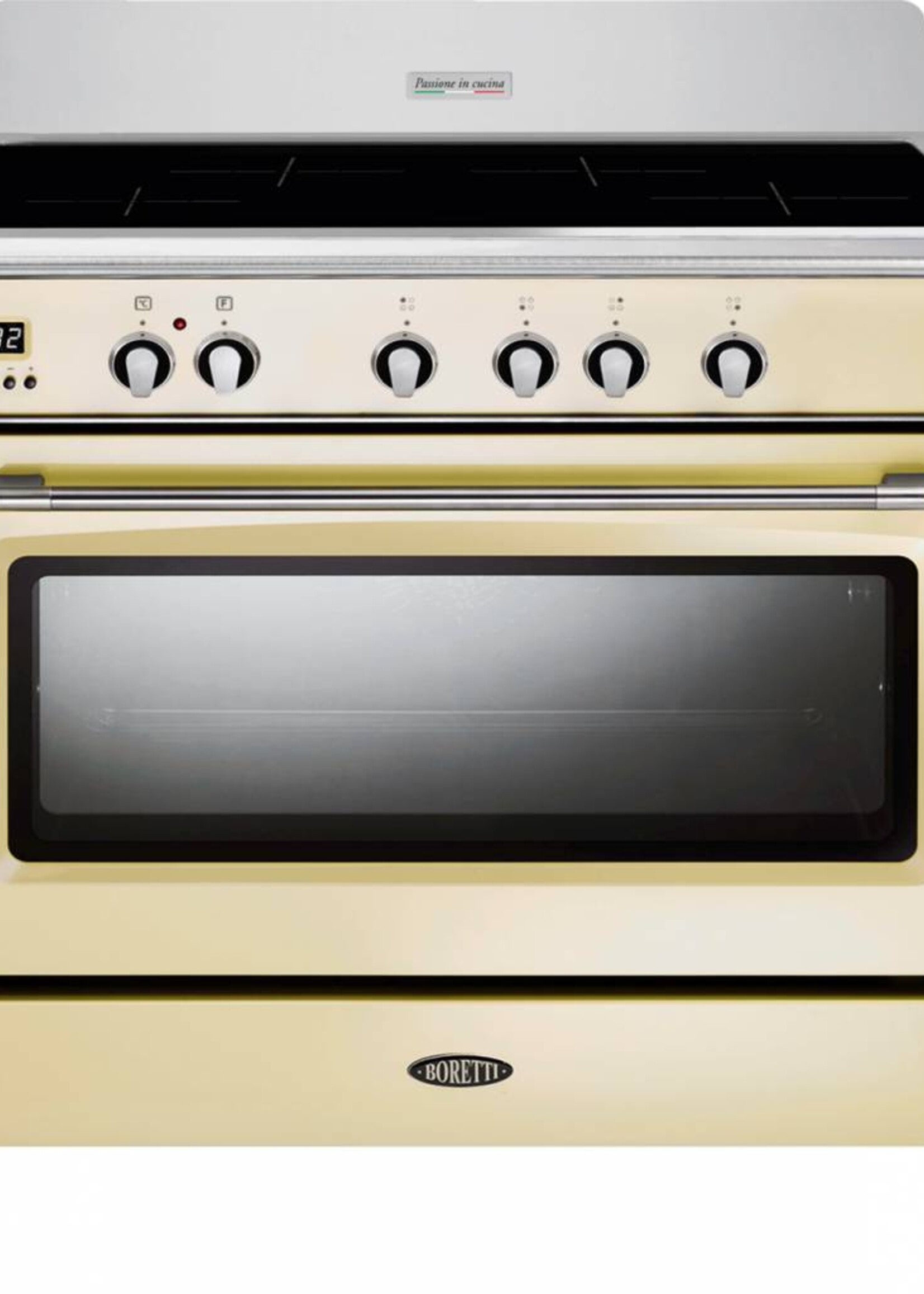 Boretti CFBI901OW fornuis oud wit - 90 cm