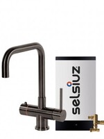 Selsiuz 350217 3-in-1 Kokend waterkraan - Gun metal