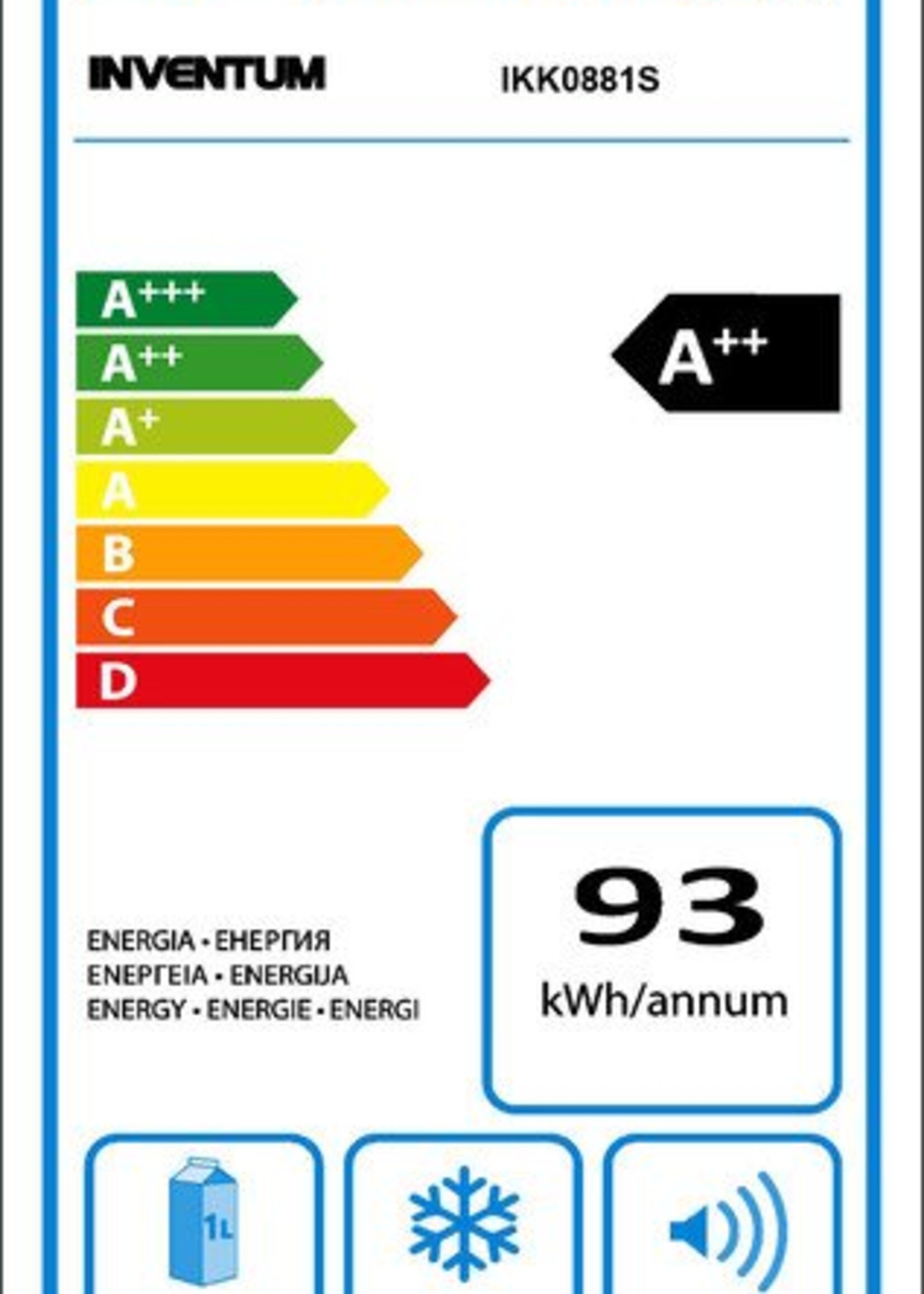 Inventum koelkast IKK0881S
