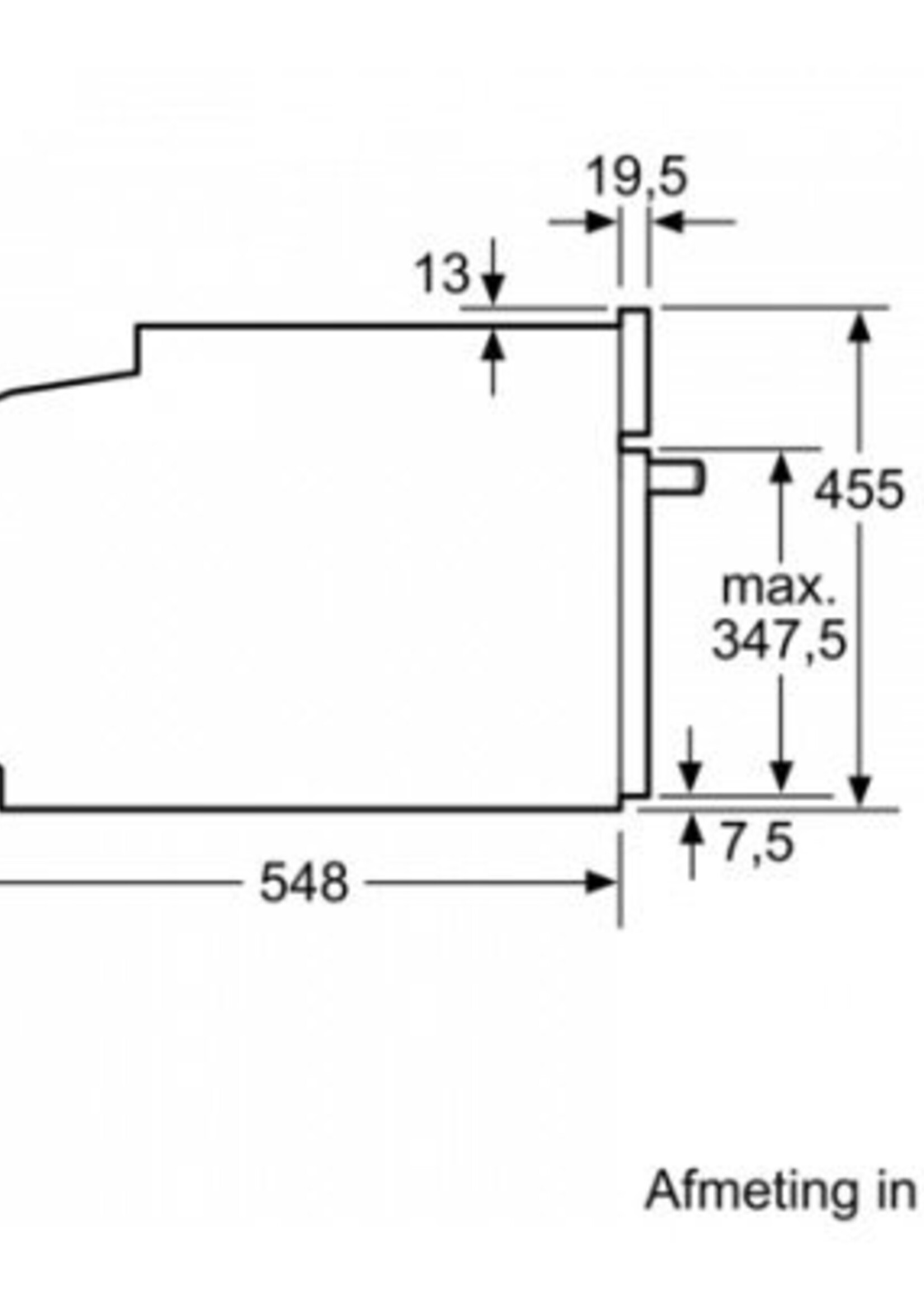 Siemens CM836GNB6 studioLine combi-magnetron (black steel)