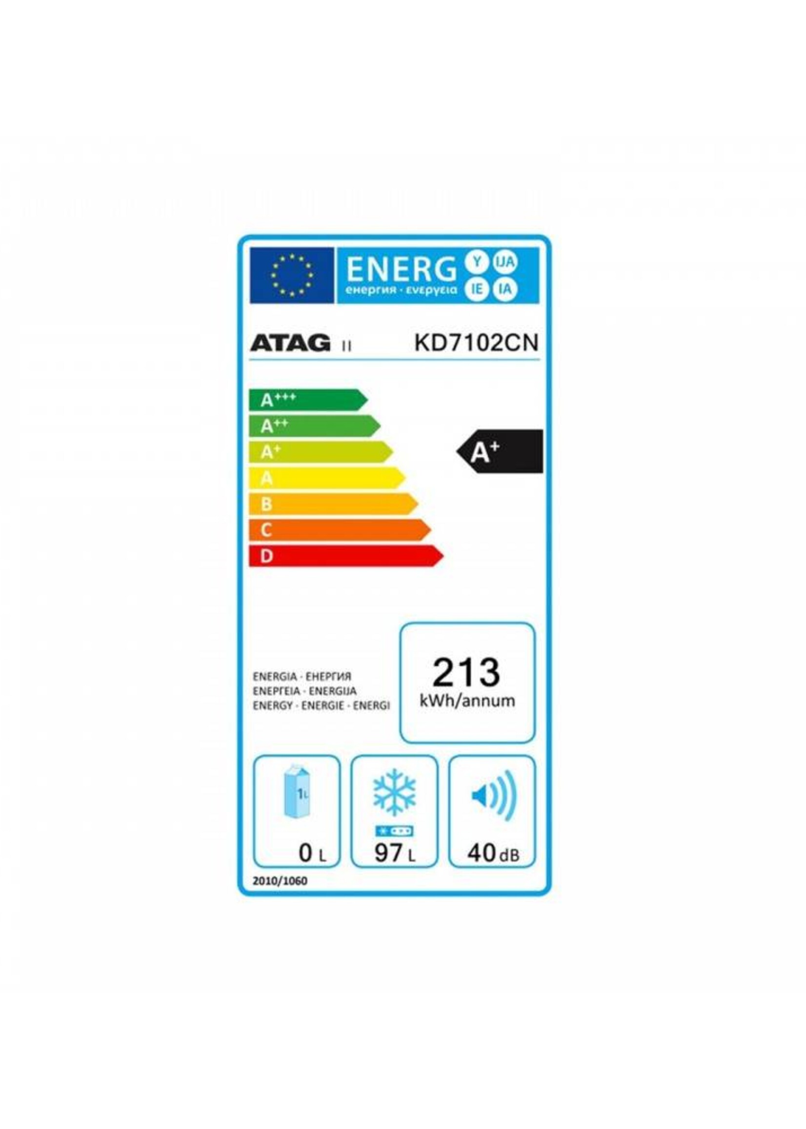 Atag KD7102CN vriezer