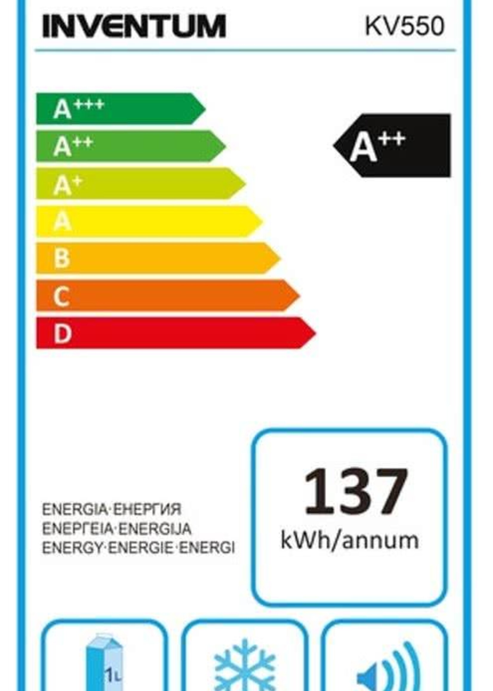 Inventum KV550 koelkast