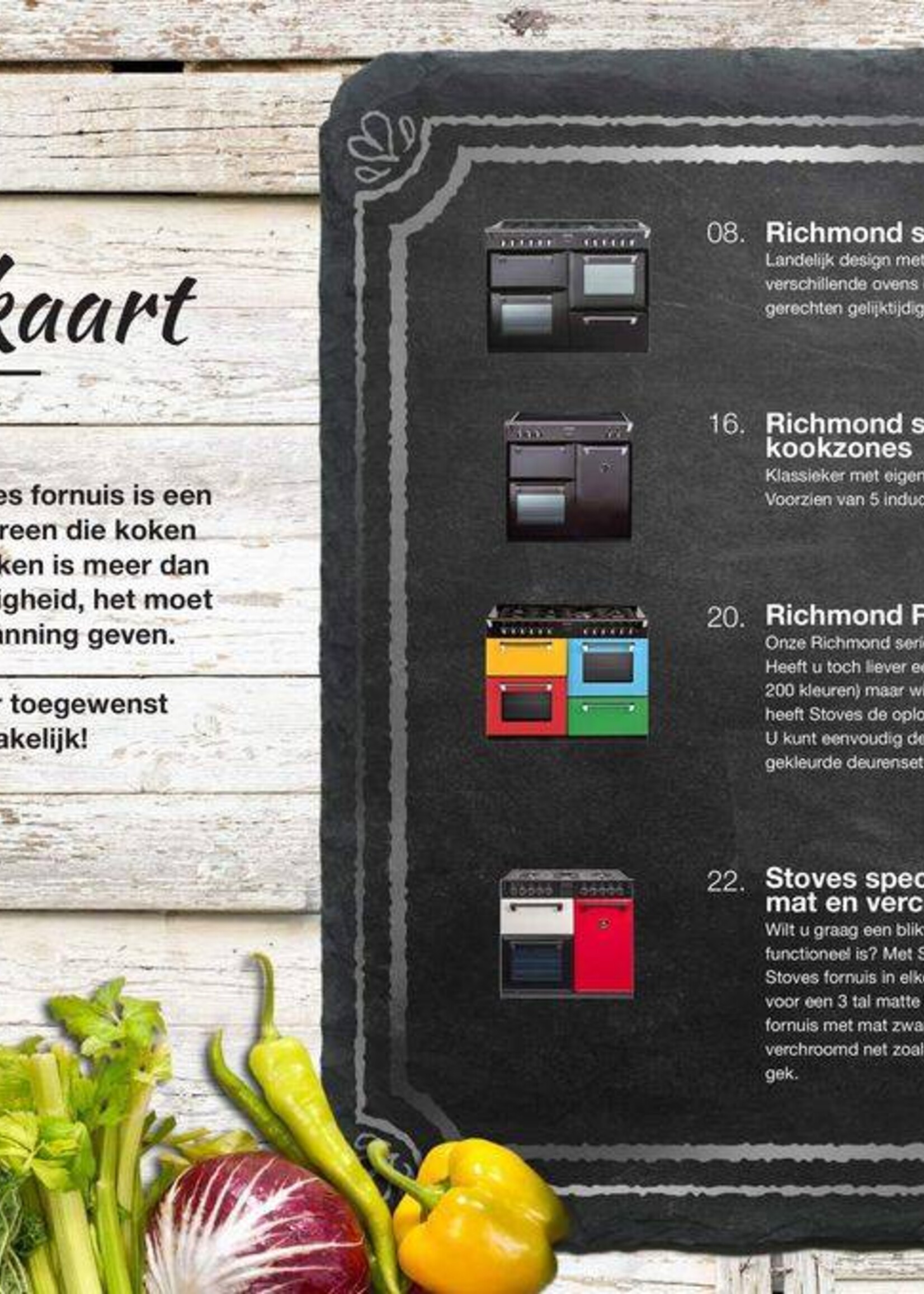 Stoves Richmond 900 Ei MAT ZWART