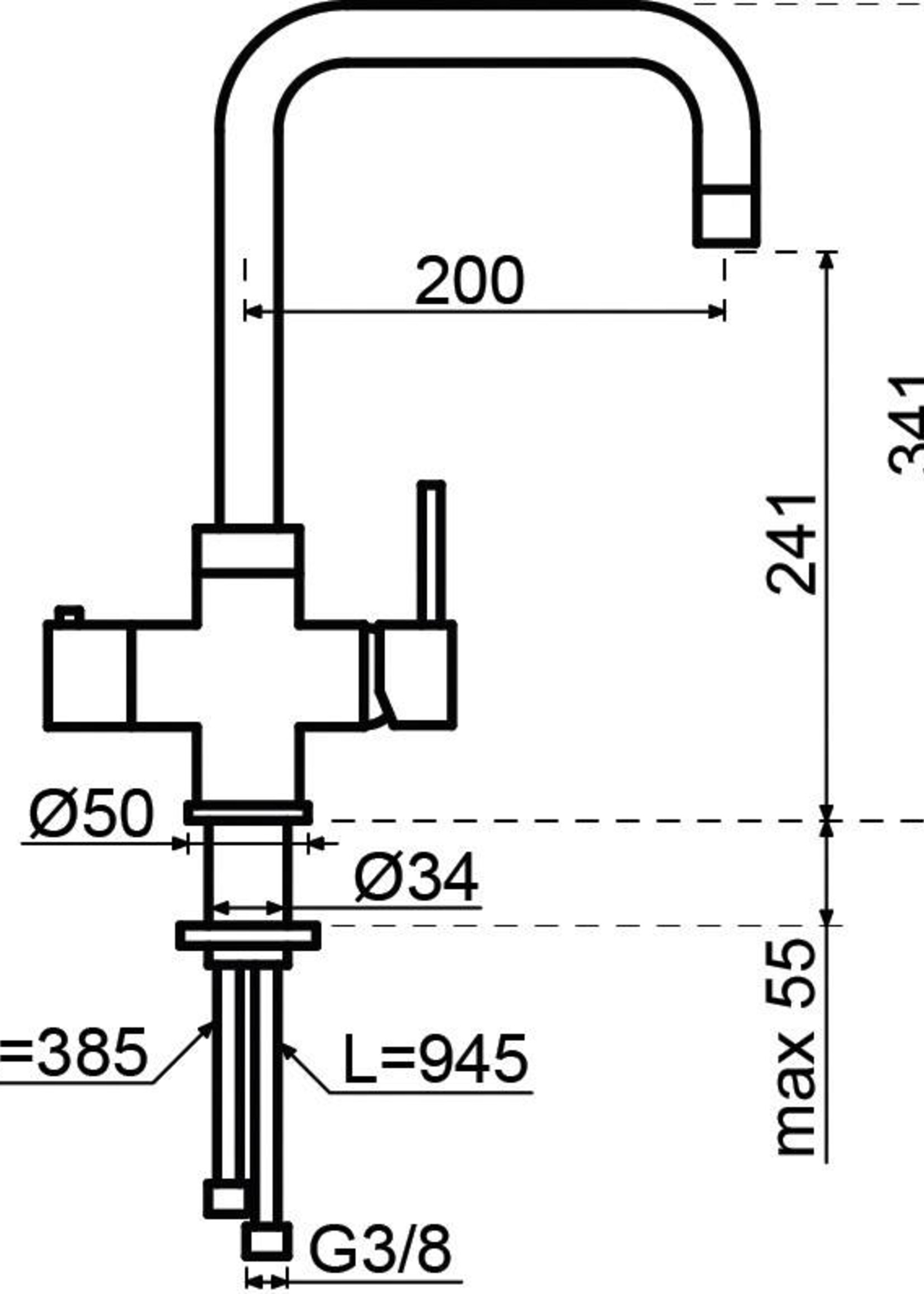 Selsiuz kokendwaterkraan ( combi boiler) 350207