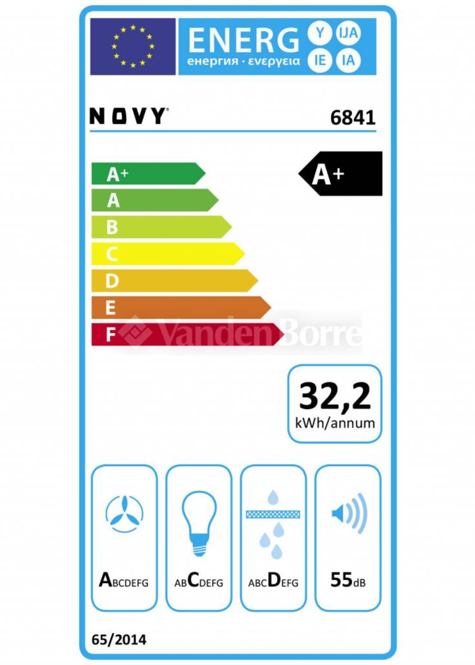 Novy 6841 plafondunit wit