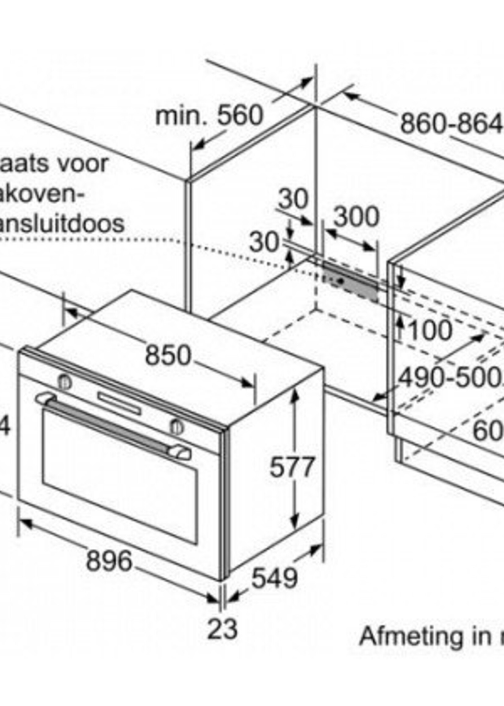 Siemens VB578D0S0 inbouw-oven 90cm
