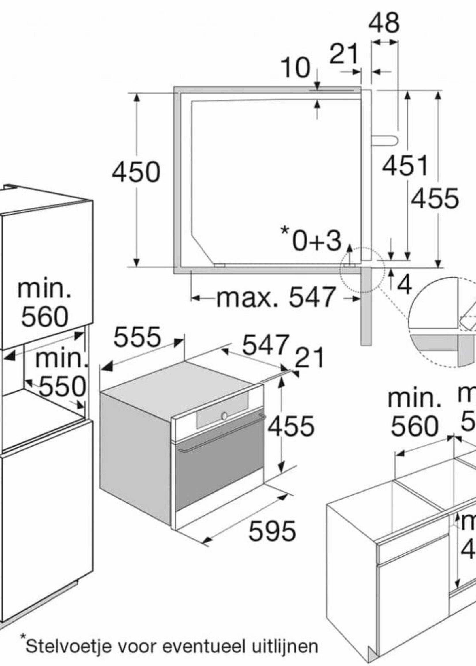 Pelgrim MAC624RVS combi-magnetron nis 45cm