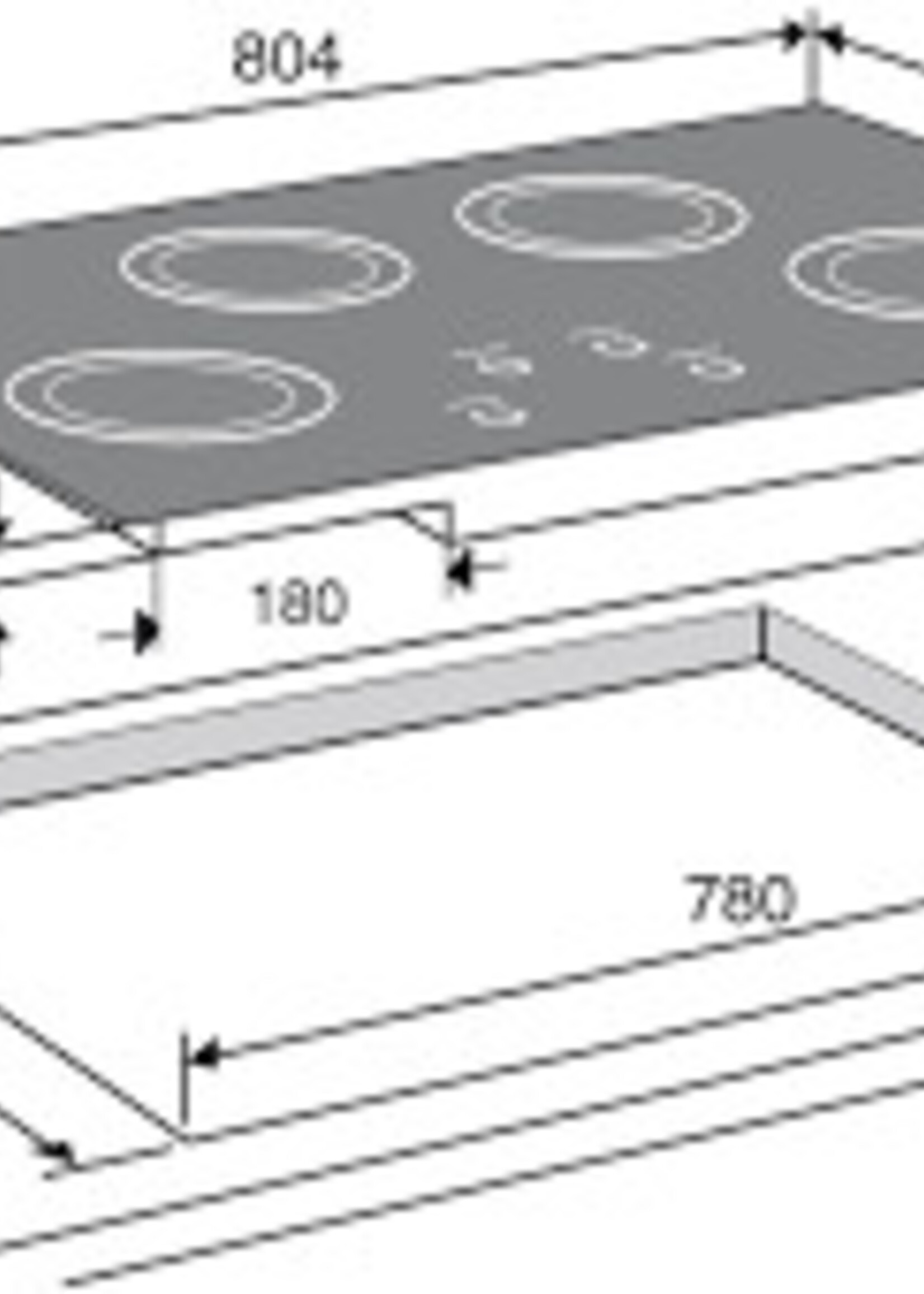 Atag HI8271S inductie-kookplaat 80cm