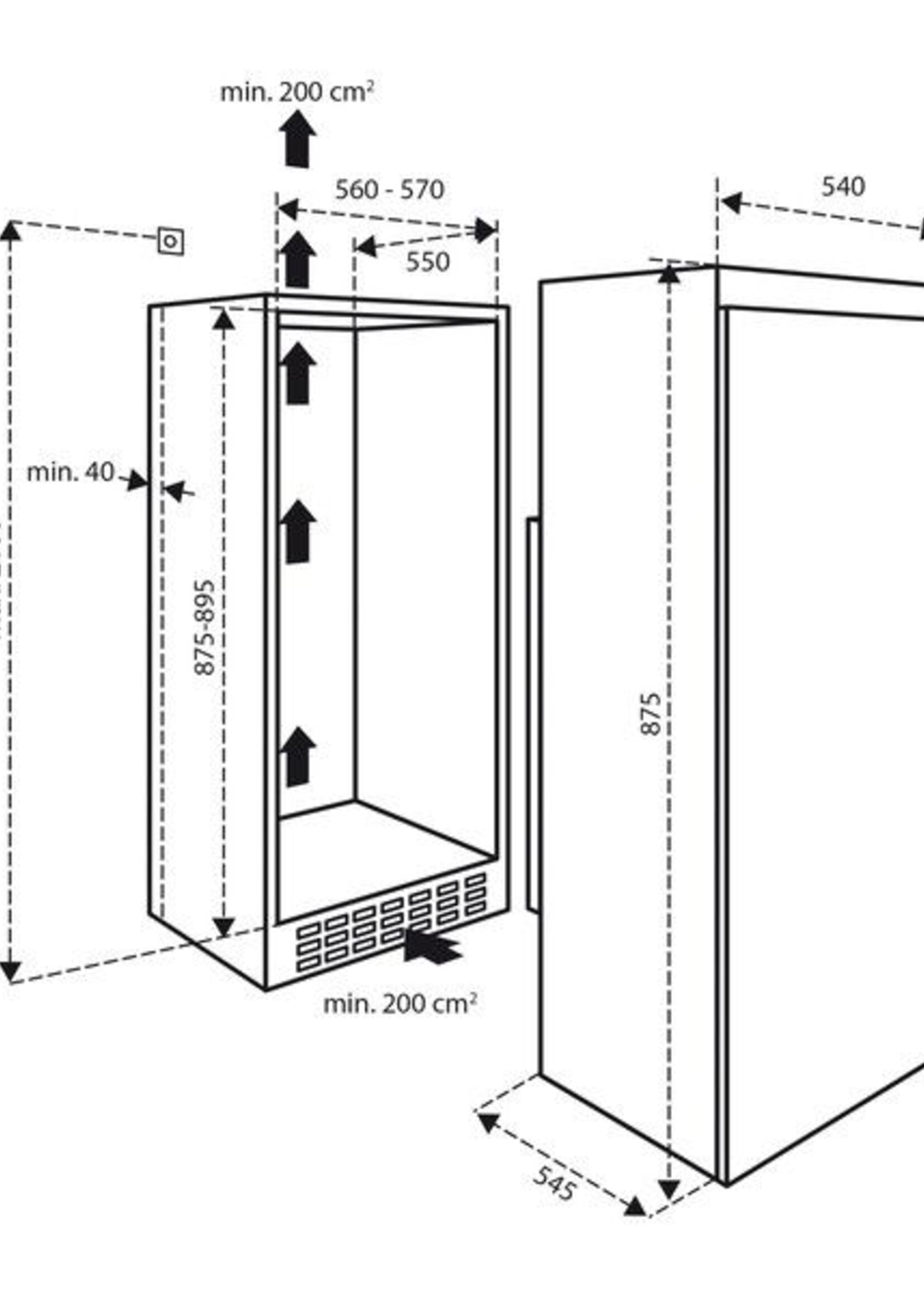 Inventum koelkast IKK0881S