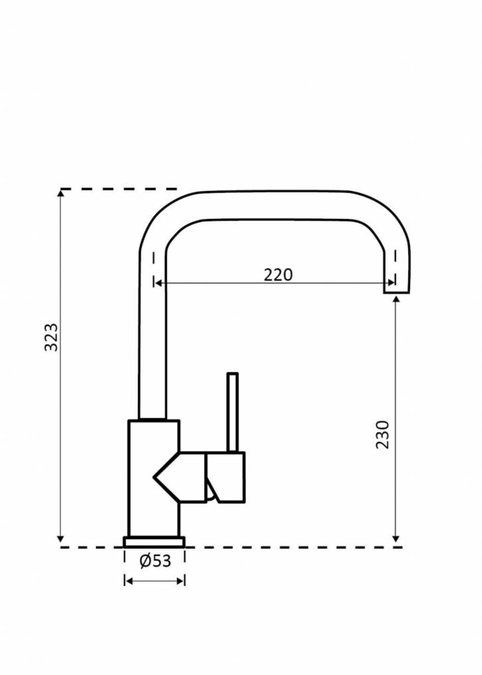 Reginox Crystal keukenkraan PVD Gold R30530