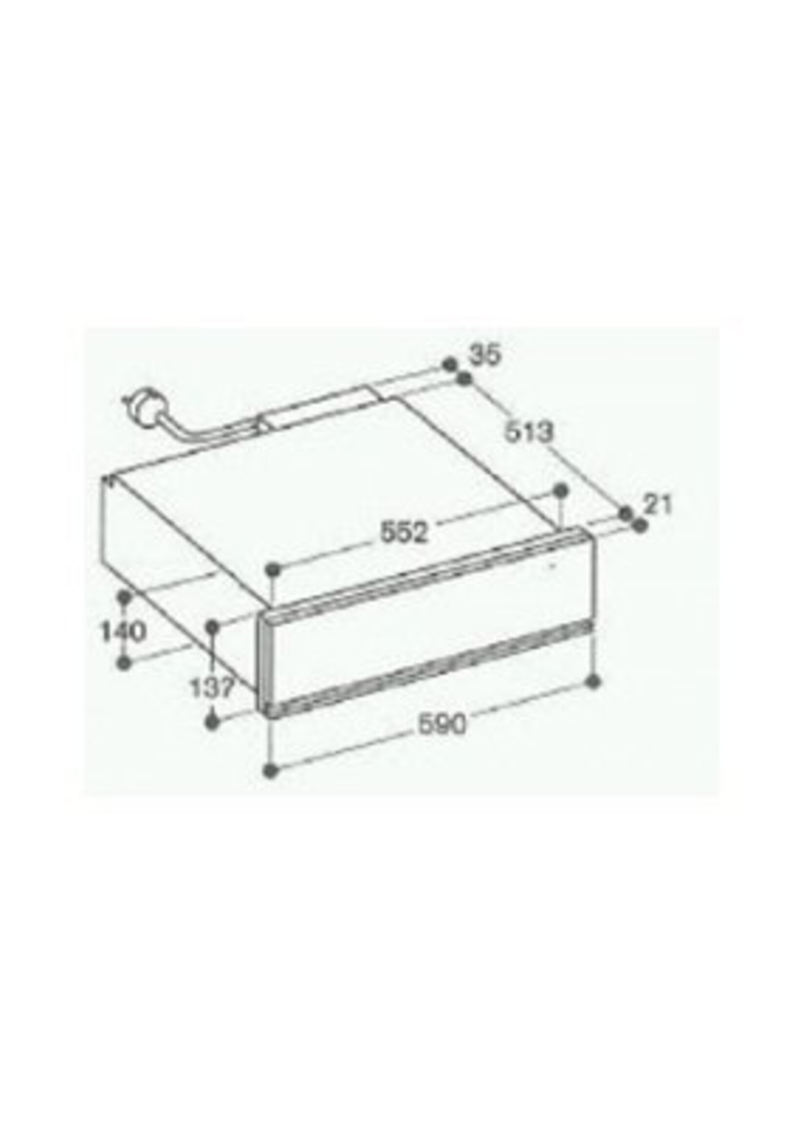 Gaggenau WSP221100 warmhoudlade