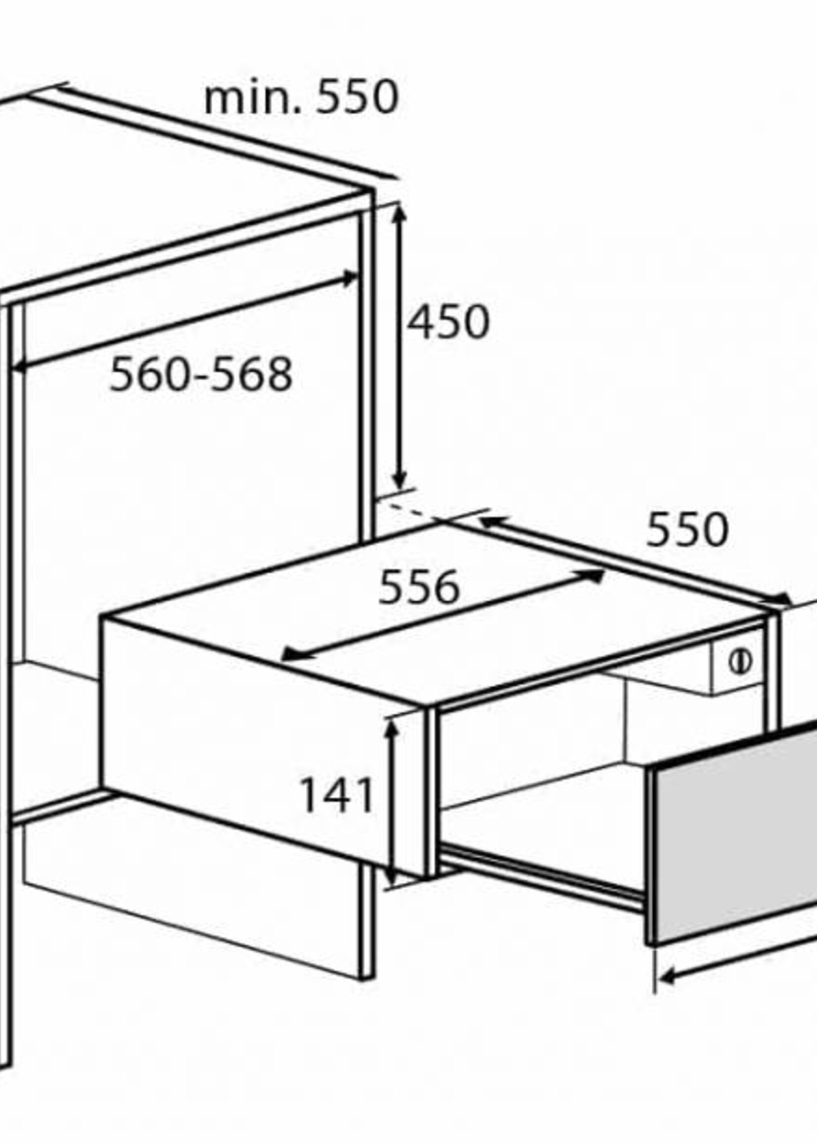 Atag WD1692D warmhoudlade