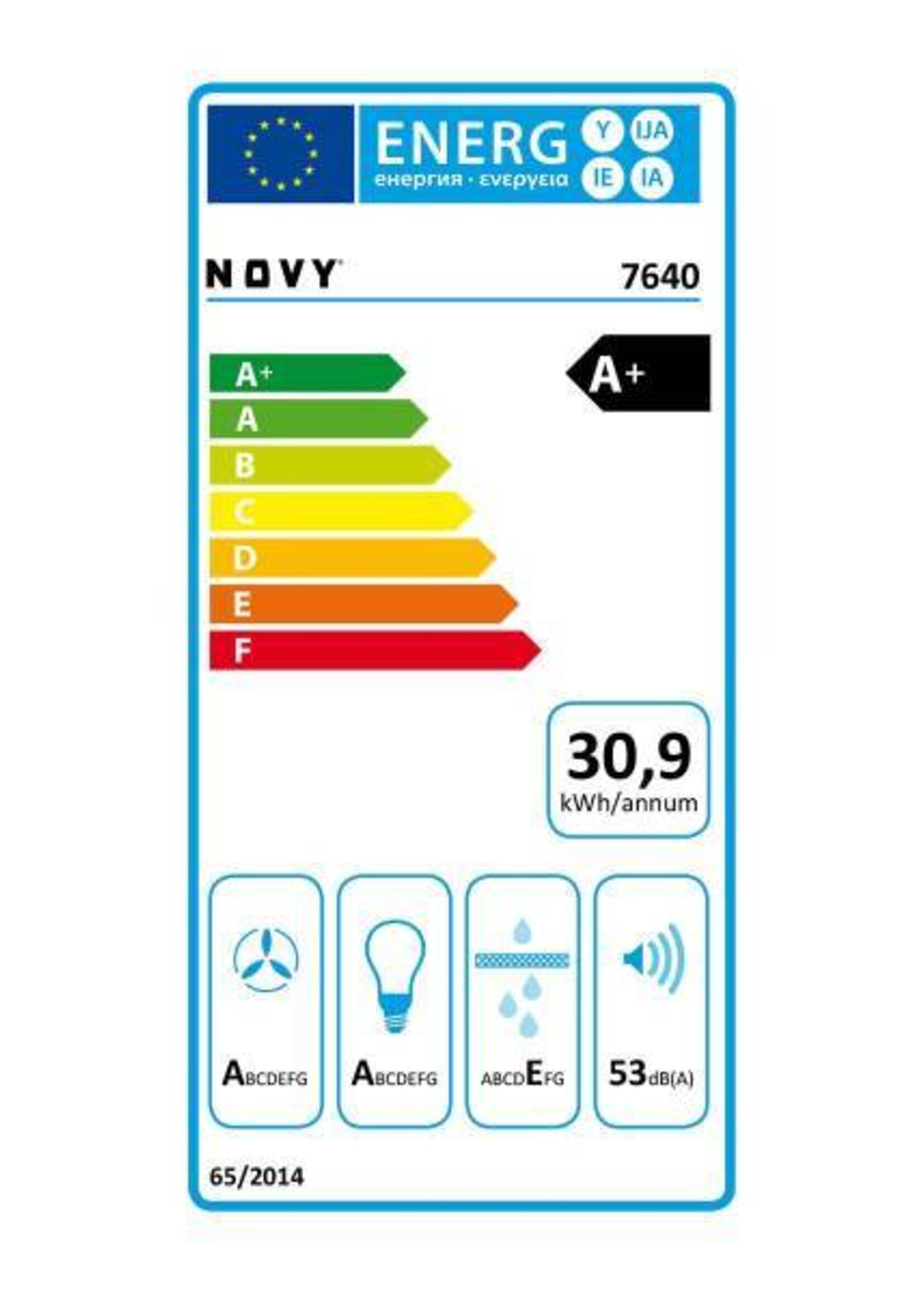 Novy 7640 eilandschouw 90 cm