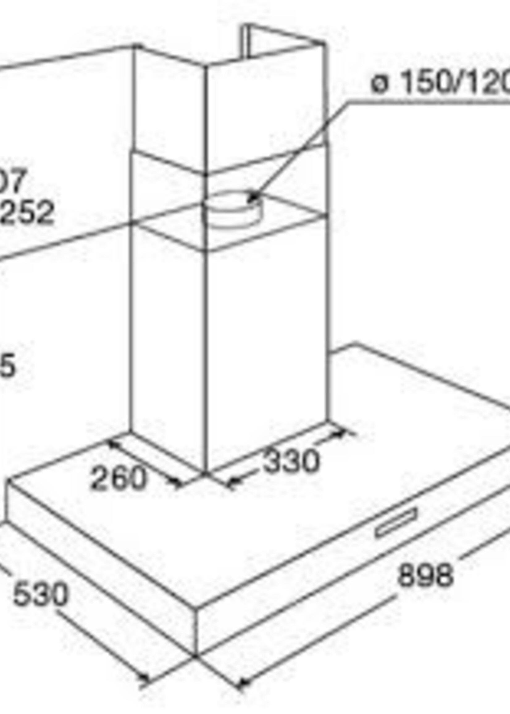 Atag WS9011SAM wandschouw 90cm