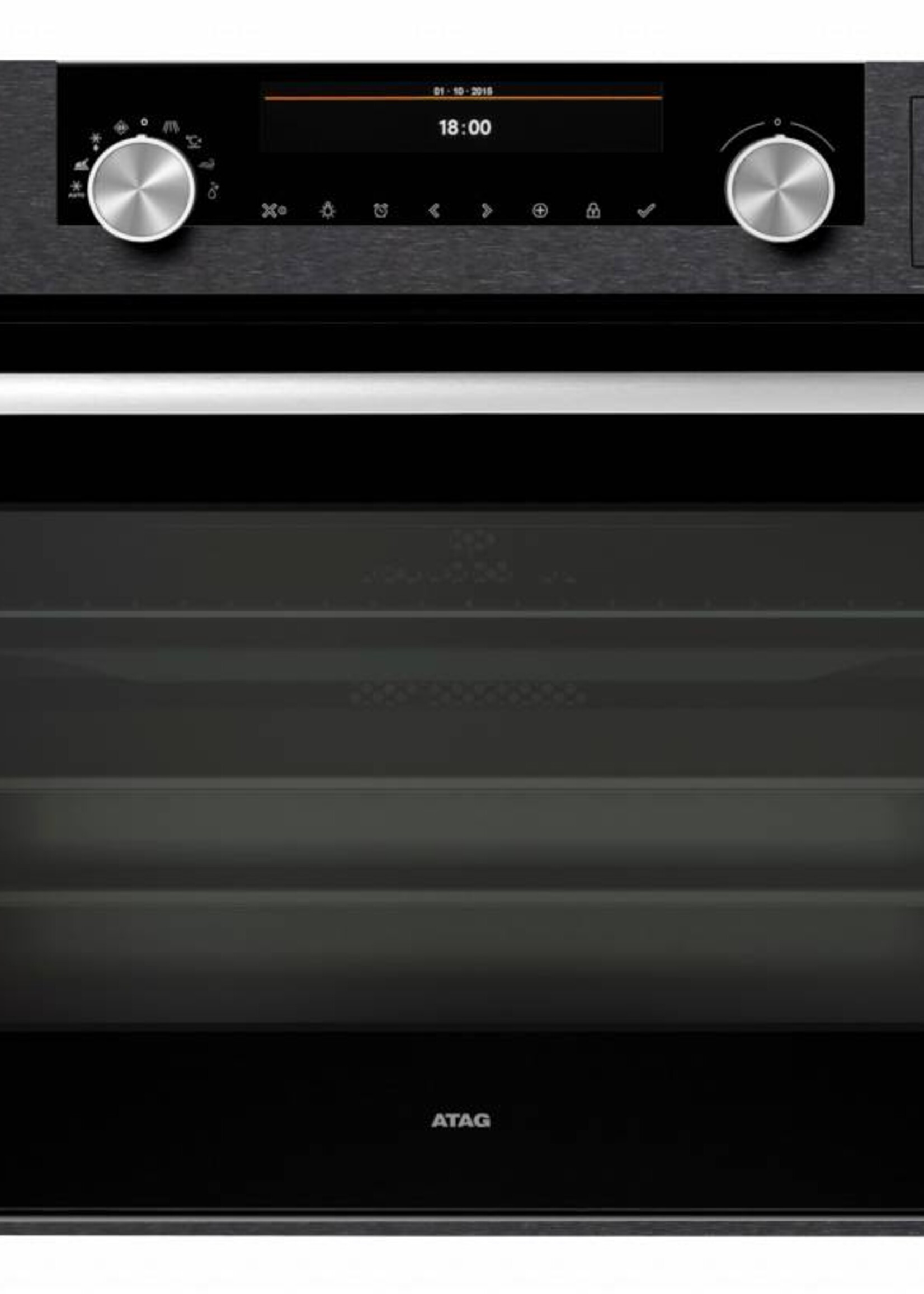 Atag CS4612D combi stoom oven (matrix black steel)