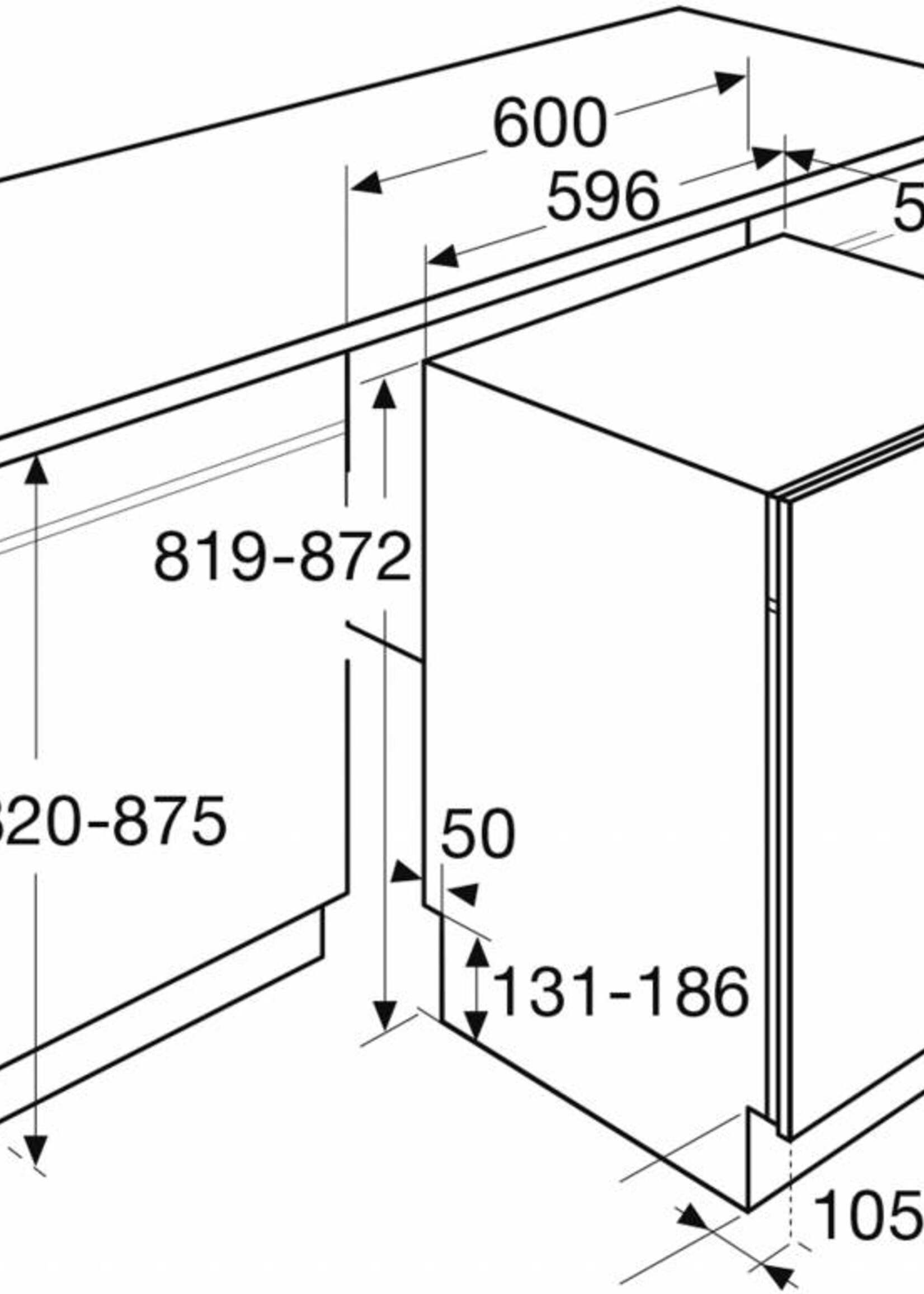 Atag VA7015QT Volledig geïntegreerde XL vaatwasser - 60 cm
