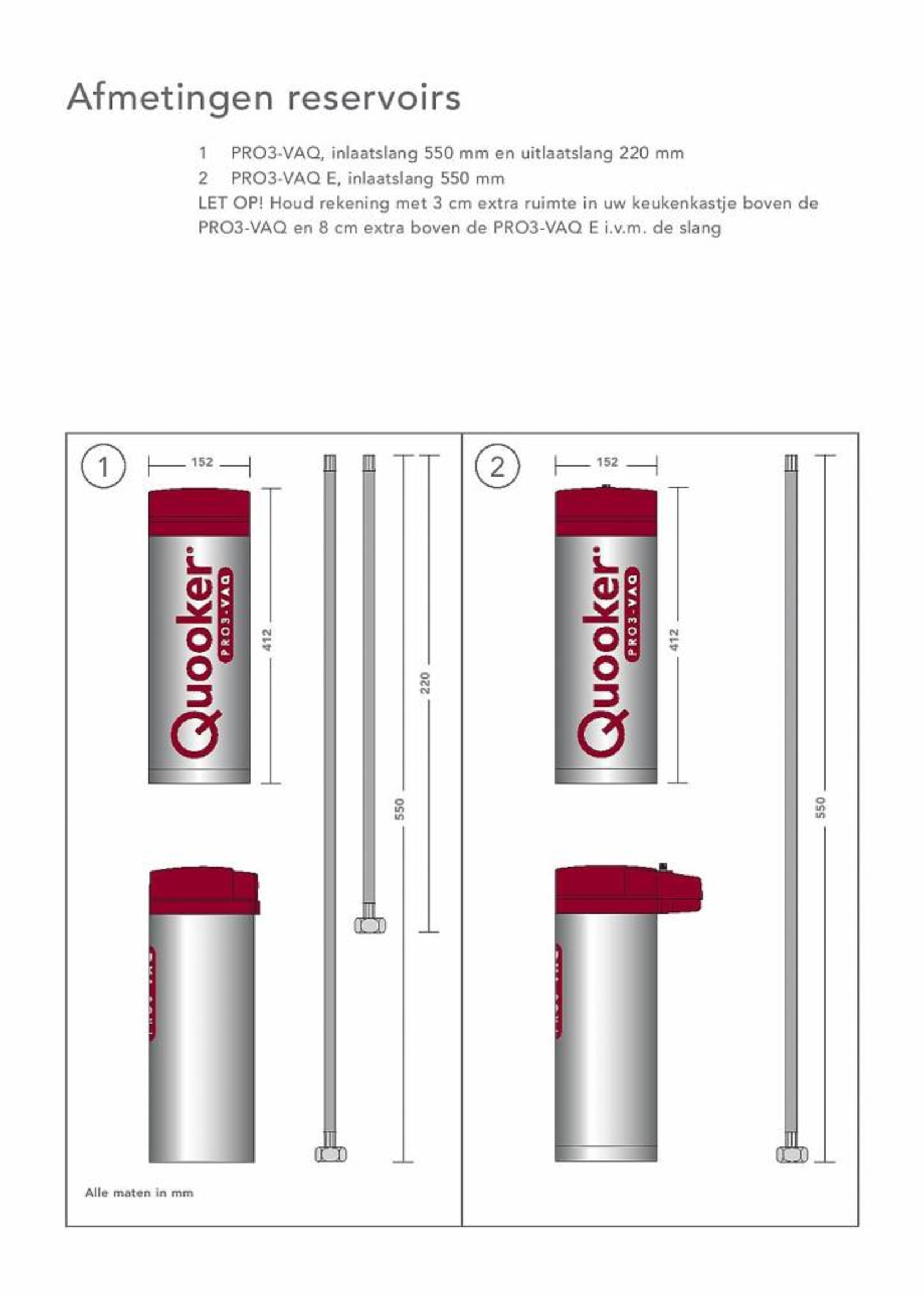 Quooker 3CFRRVS | Classic Fusion Round RVS PRO3