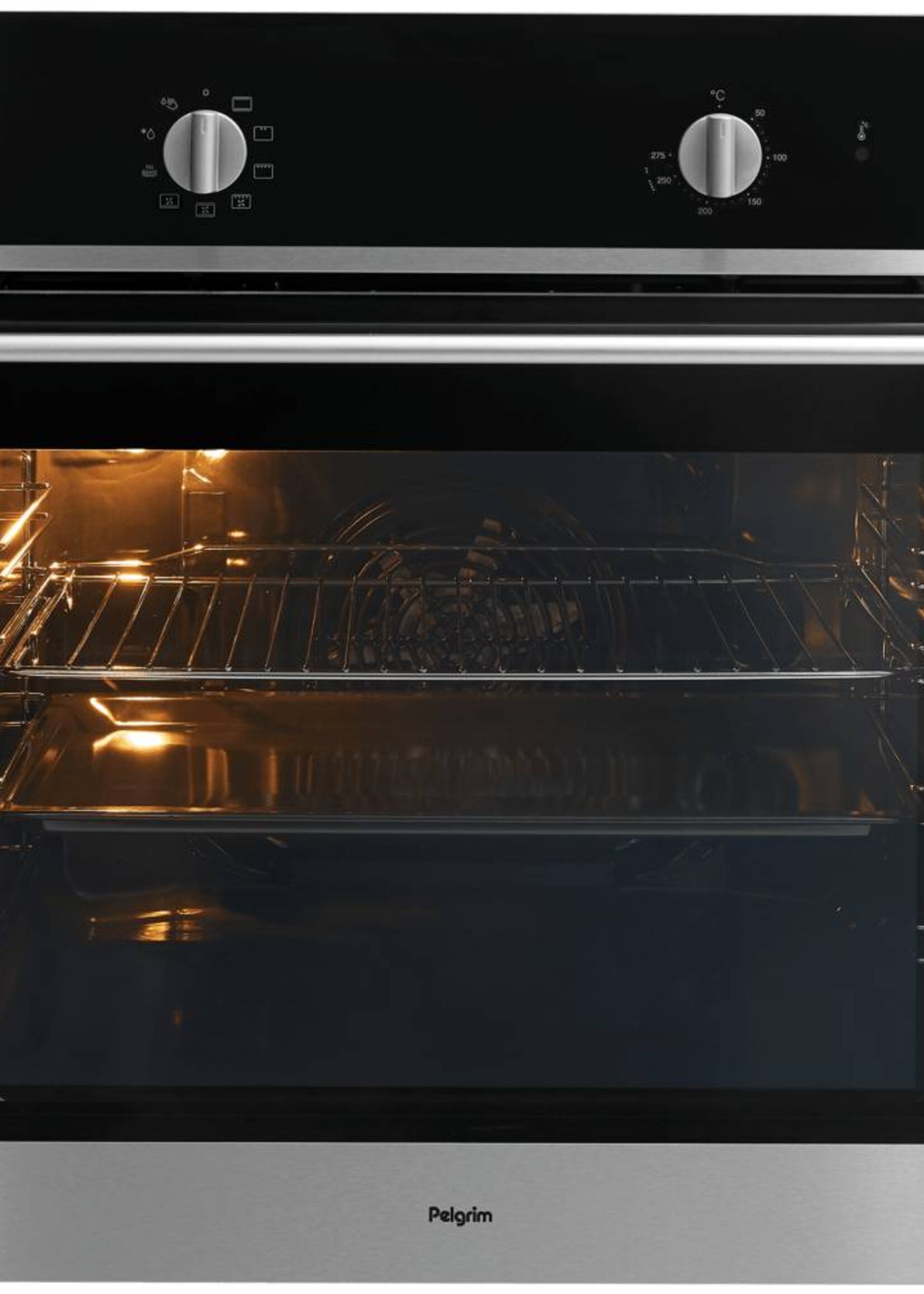 Pelgrim OVM326RVS  hetelucht oven