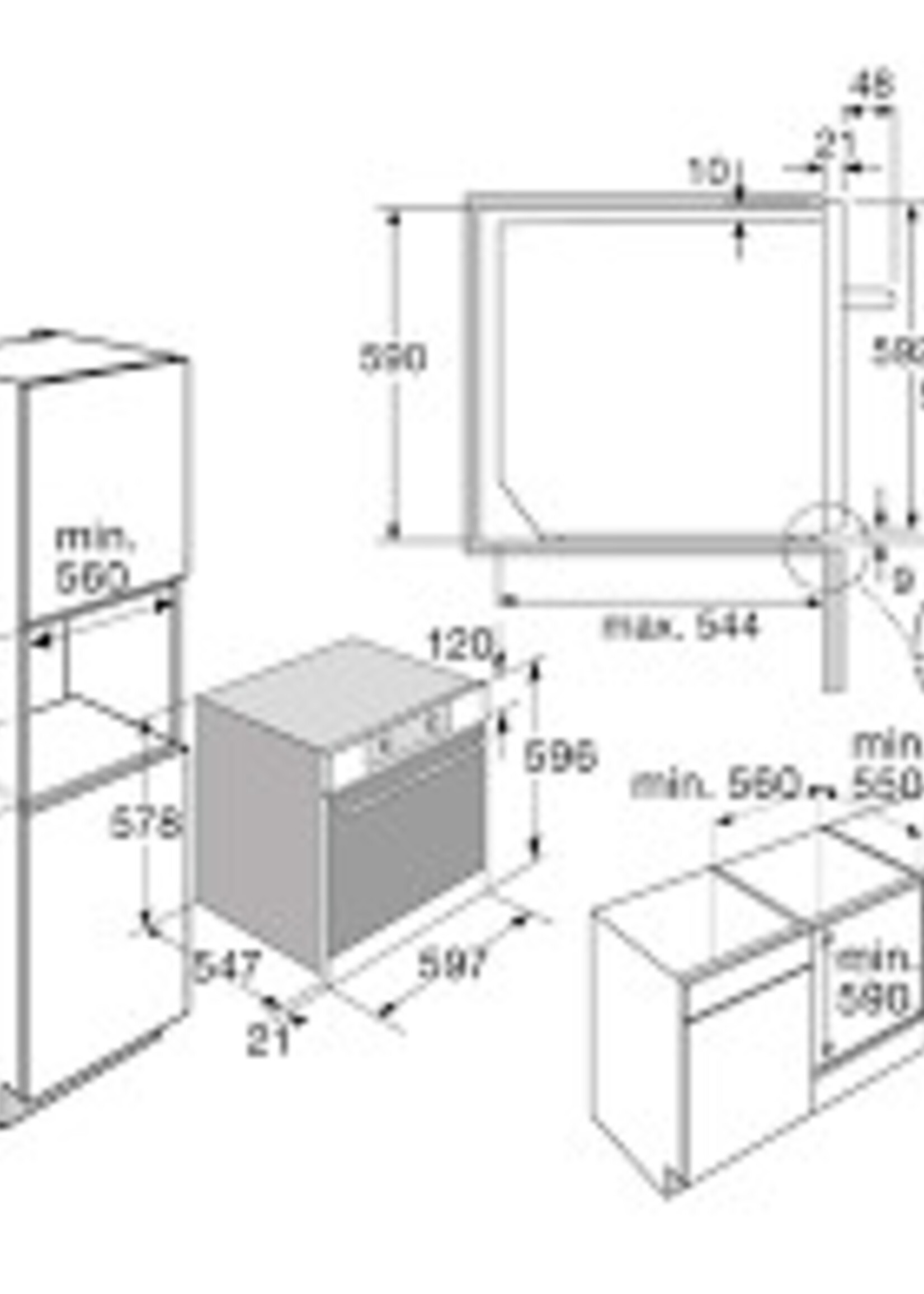 Pelgrim OVM326RVS  hetelucht oven