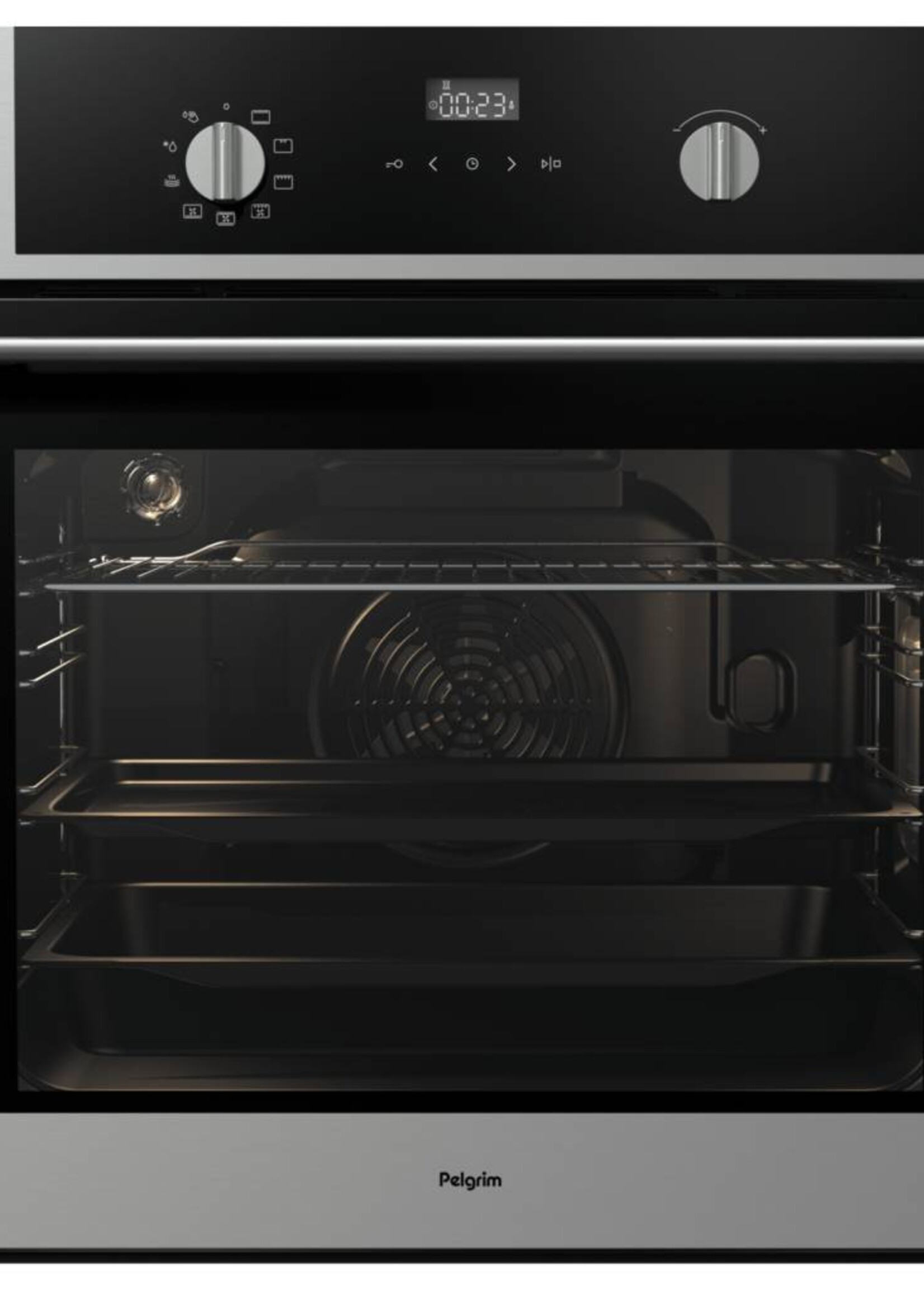 Pelgrim OVM426RVS hetelucht oven