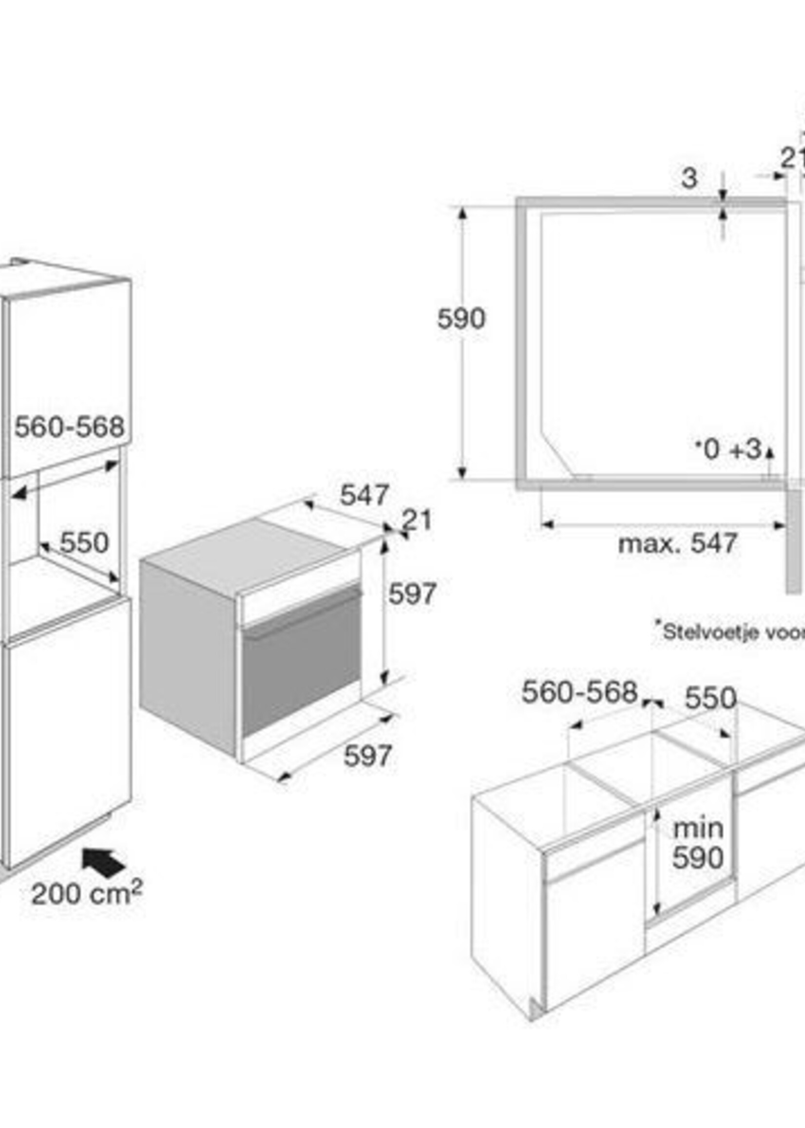 Atag ZX6692C solo oven