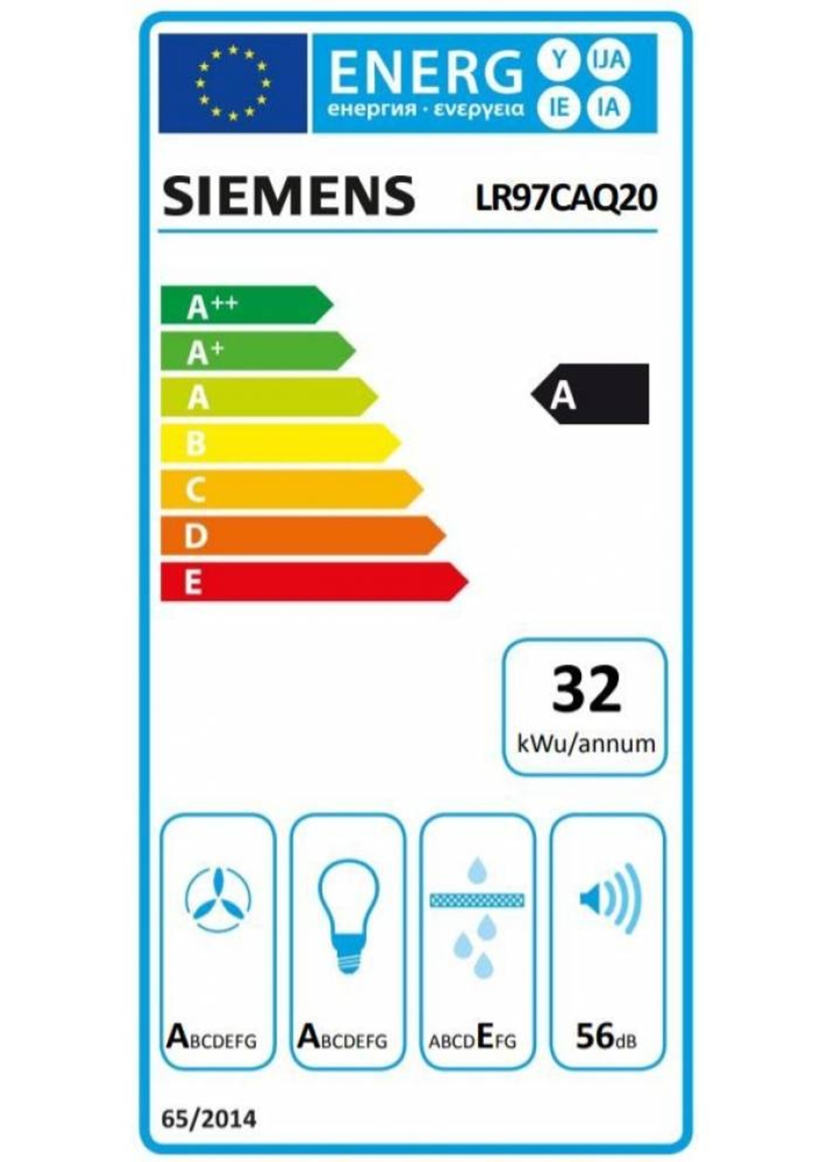 Siemens LR97CAQ20 plafond unit (wit)