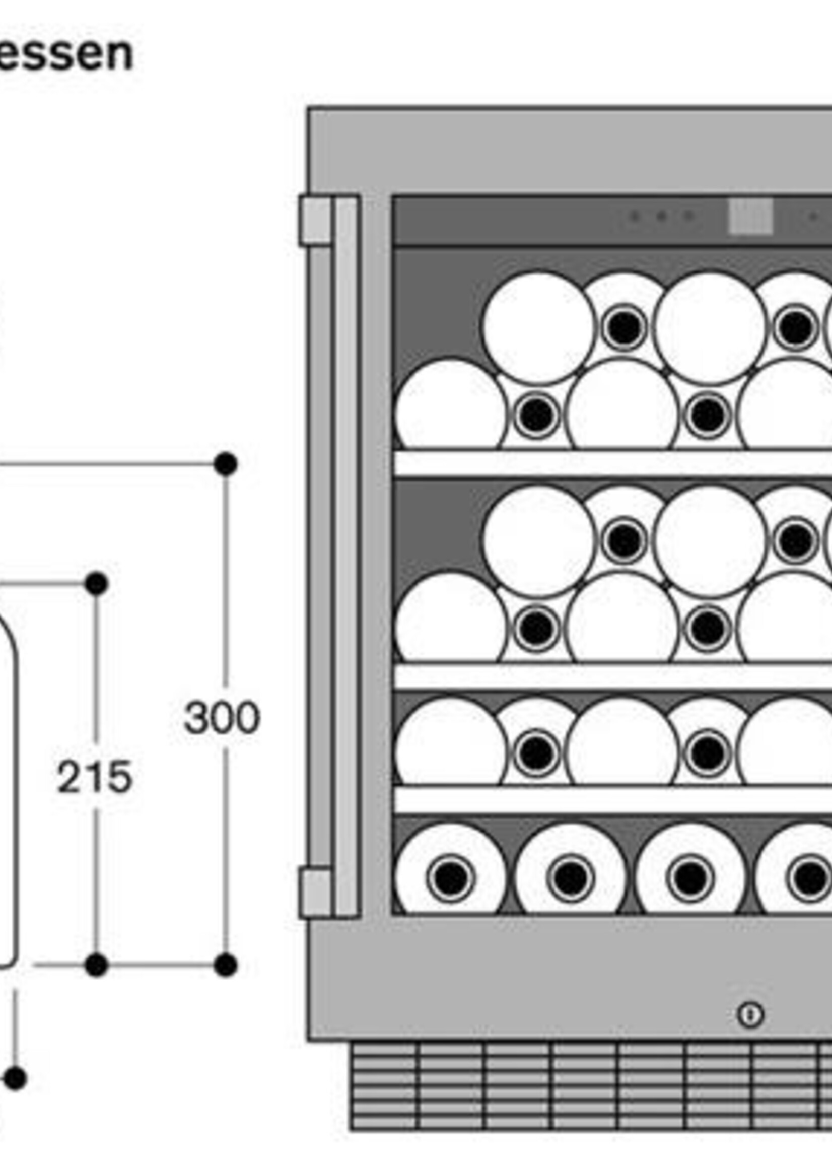 Gaggenau RW402261 200 serie Wijnklimaatkast