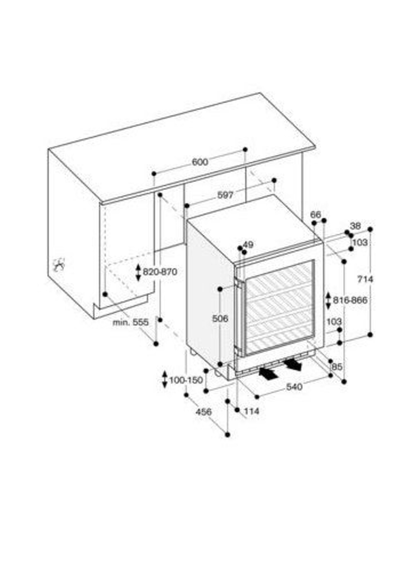 Gaggenau RW402261 200 serie Wijnklimaatkast