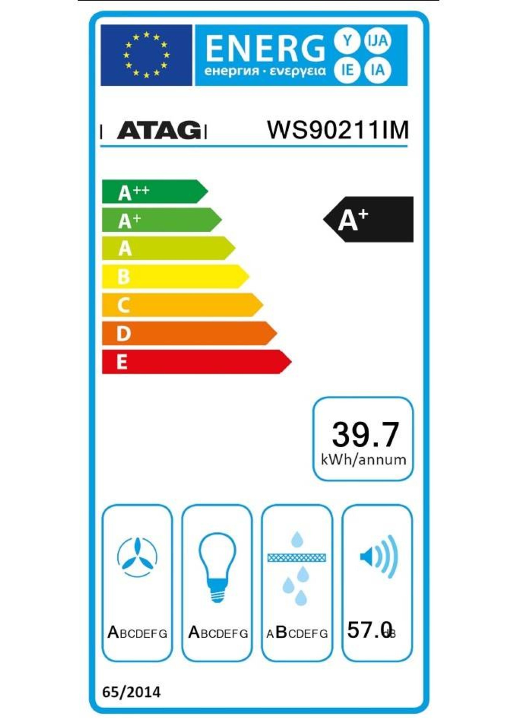 Atag WS90211IM wandschouw 90cm