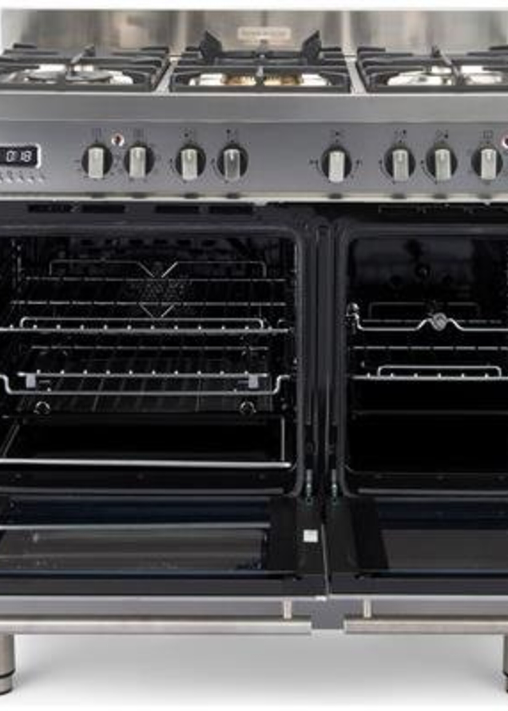 Boretti MFBG902IX/2  Milano fornuis rvs - 90 cm