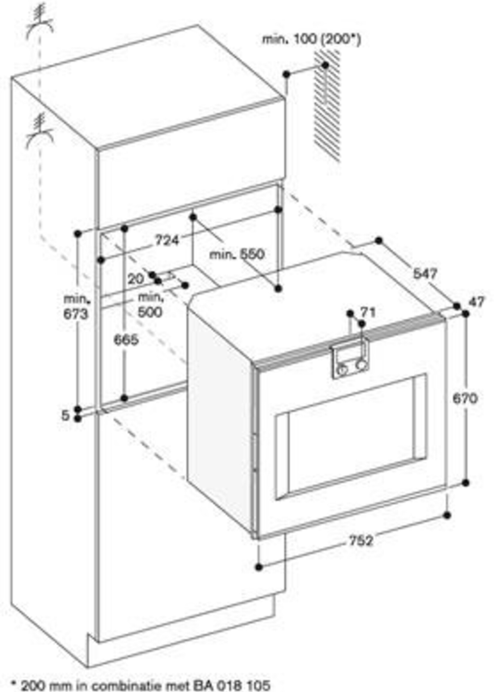 Gaggenau BO481111 400 serie solo oven