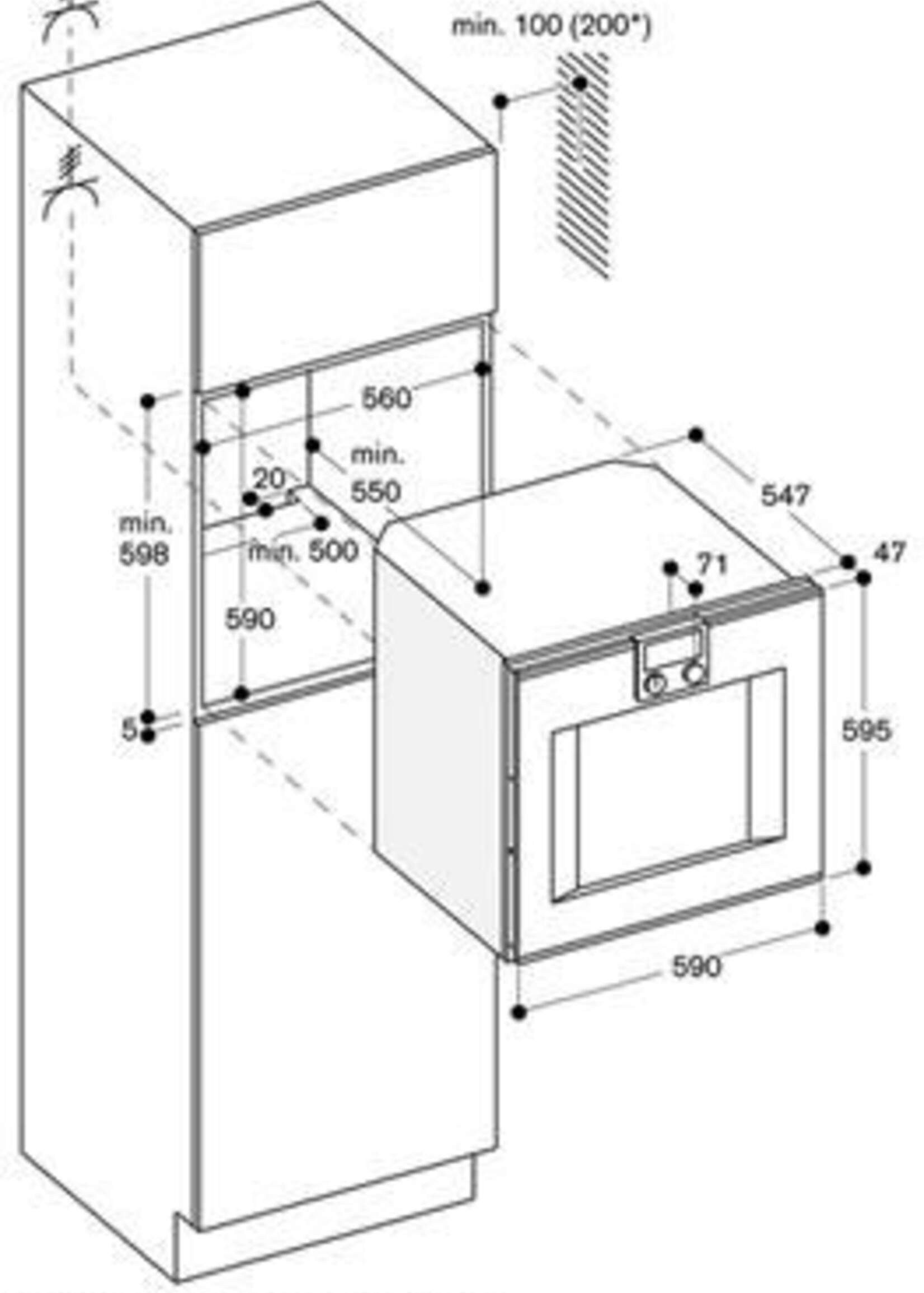Gaggenau BO470111 400 serie solo oven