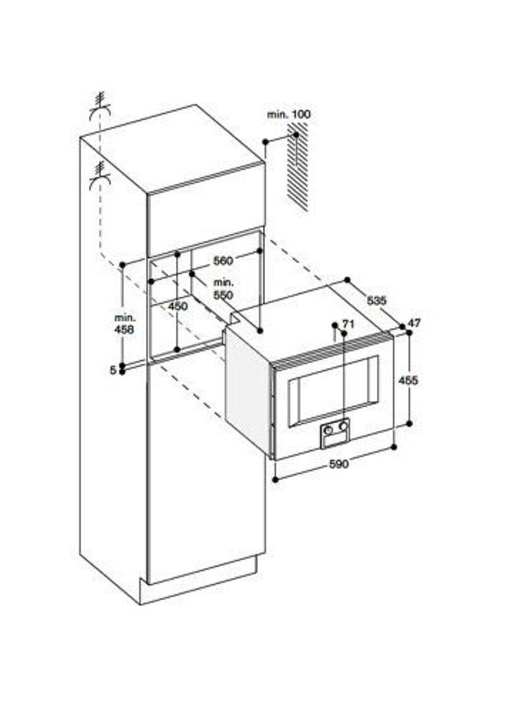 Gaggenau BS450110 400 serie combi-stoomoven