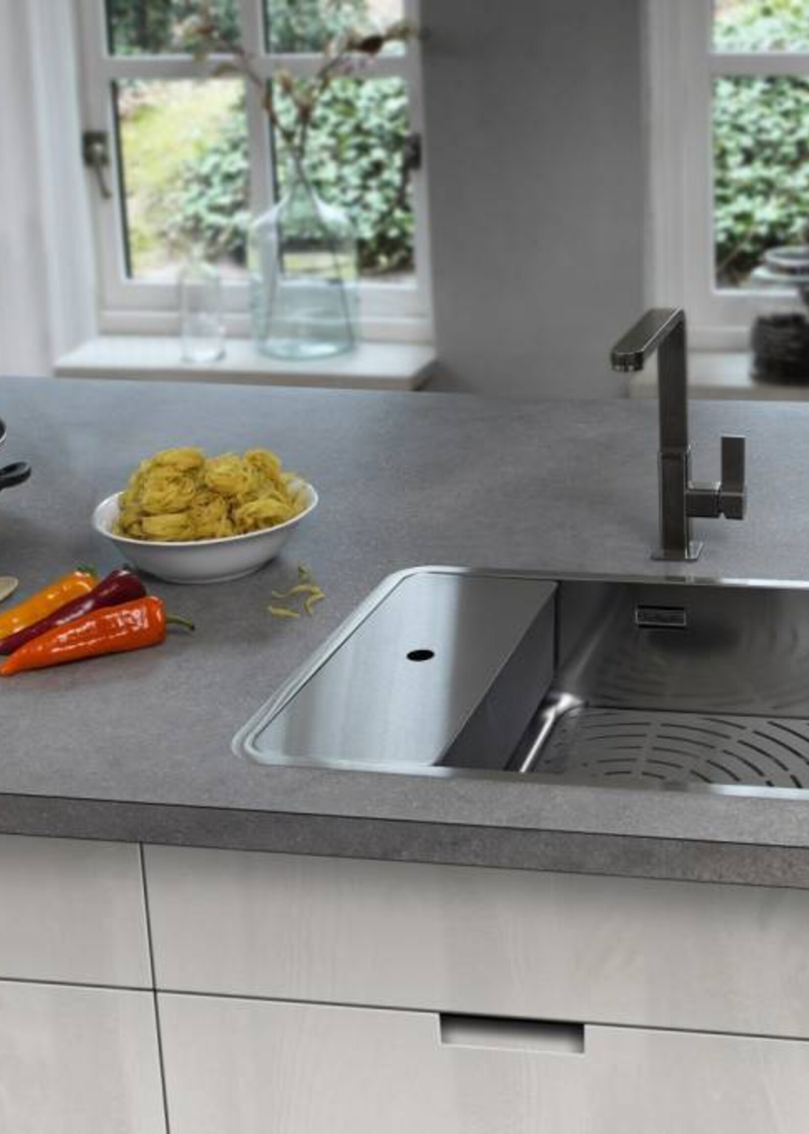 Reginox R25789 Niagara compleet Luxe links keuken spoelbak