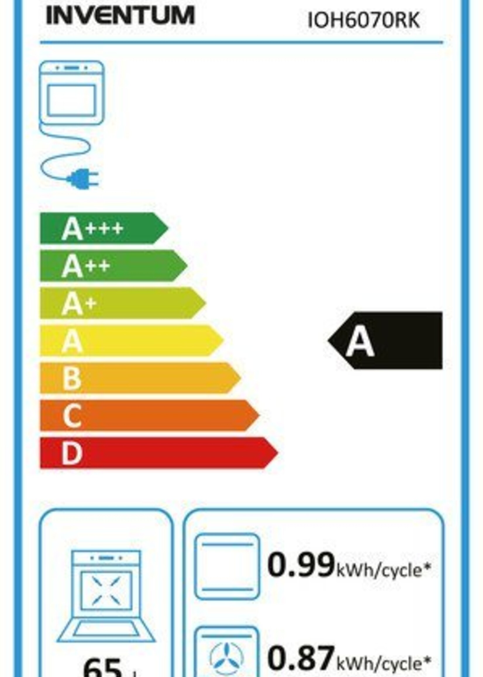 Inventum IOH6070RK  solo oven