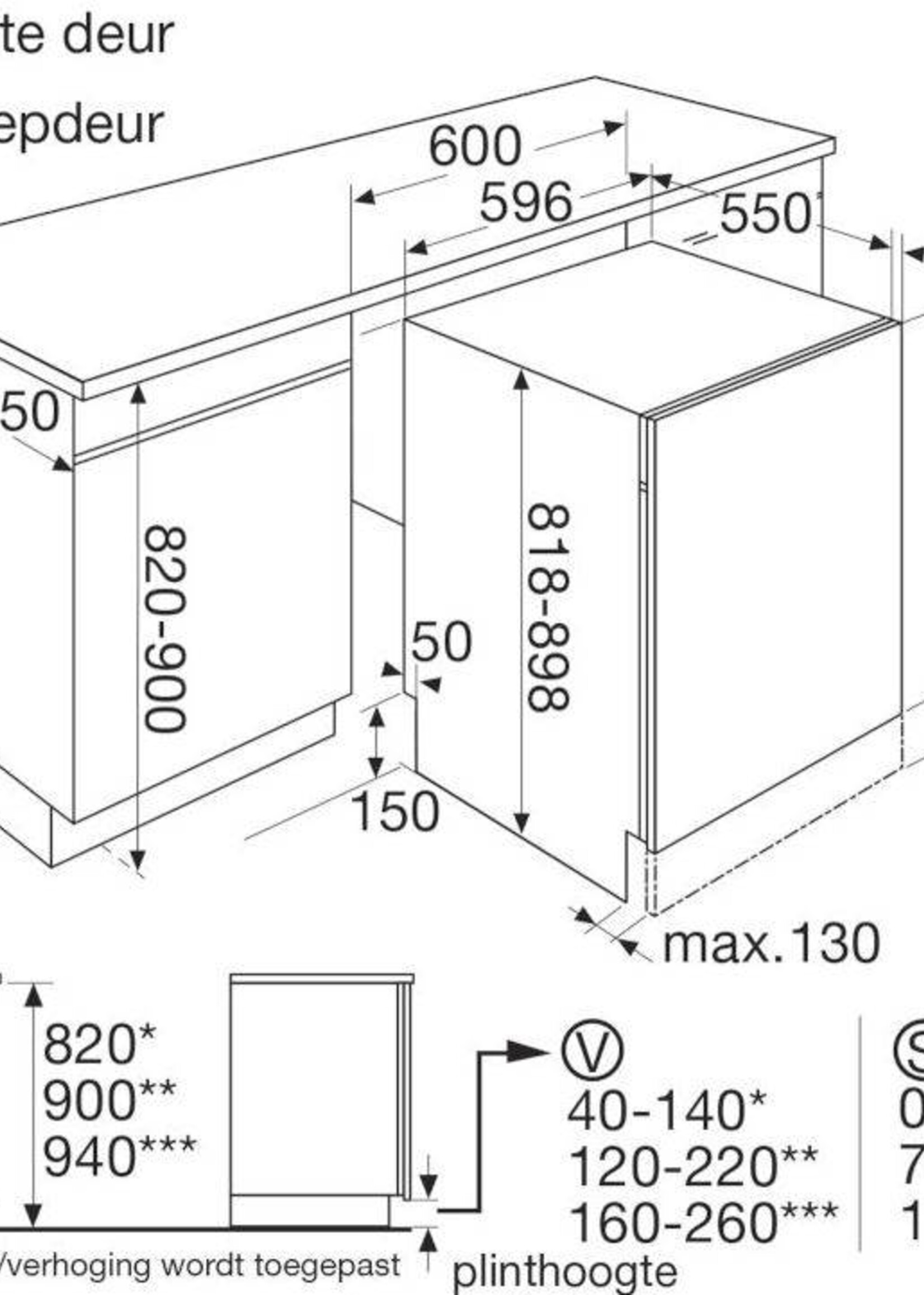 Inventum IVW4508A inbouw vaatwasser 45cm