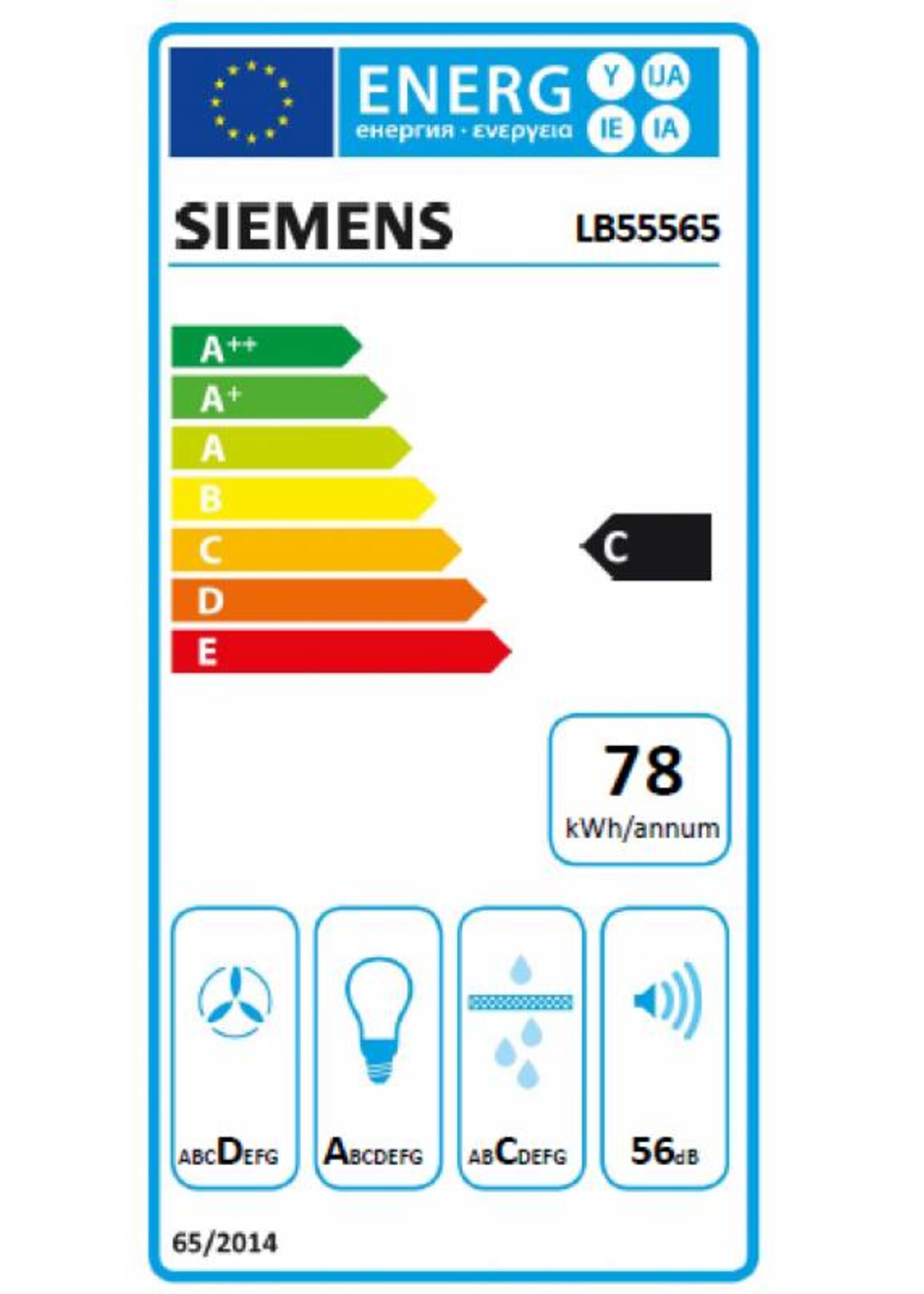 Siemens LB55565 inbouw unit