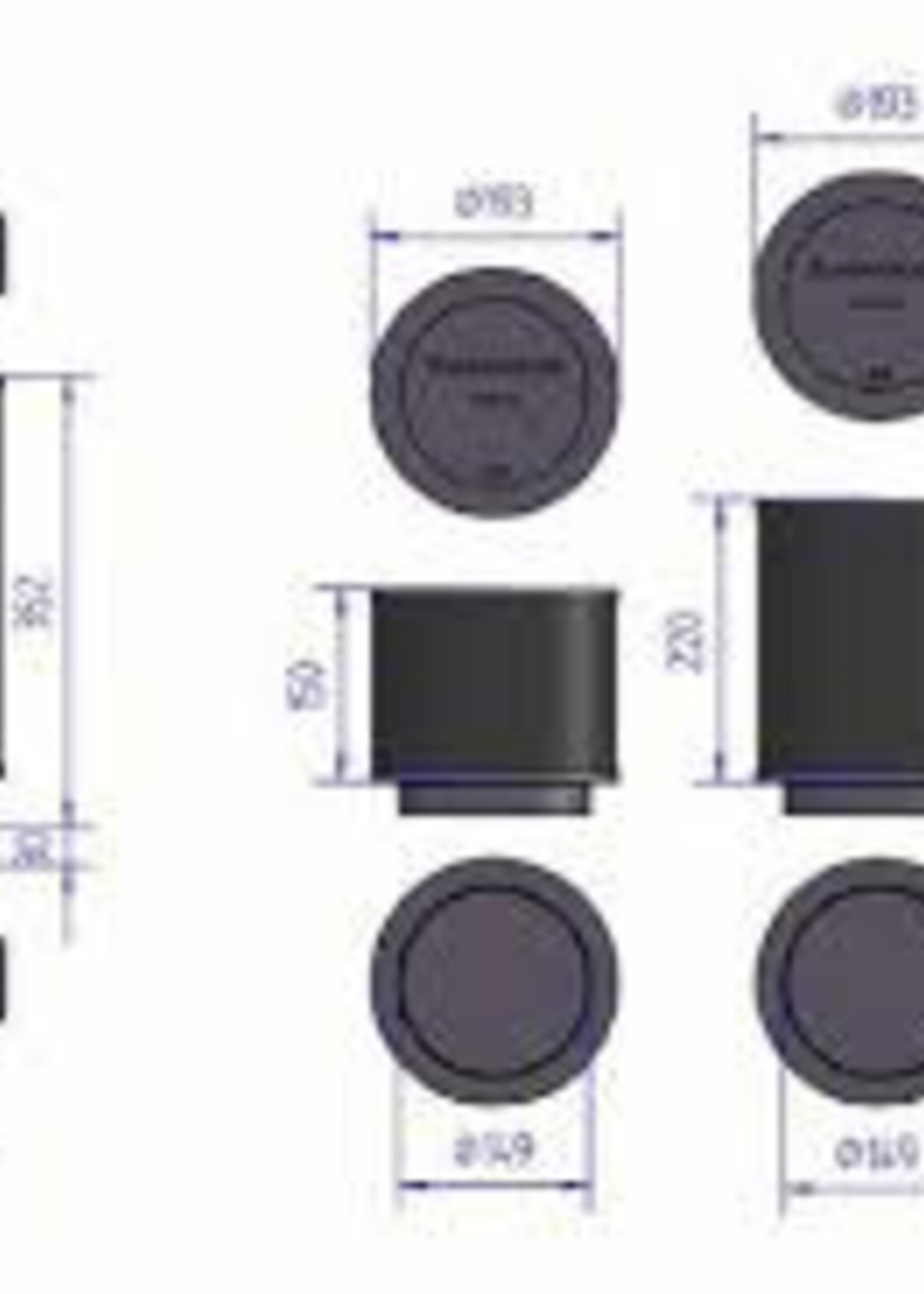 Plasmamade CA-F230/80-312 carbon airfilter