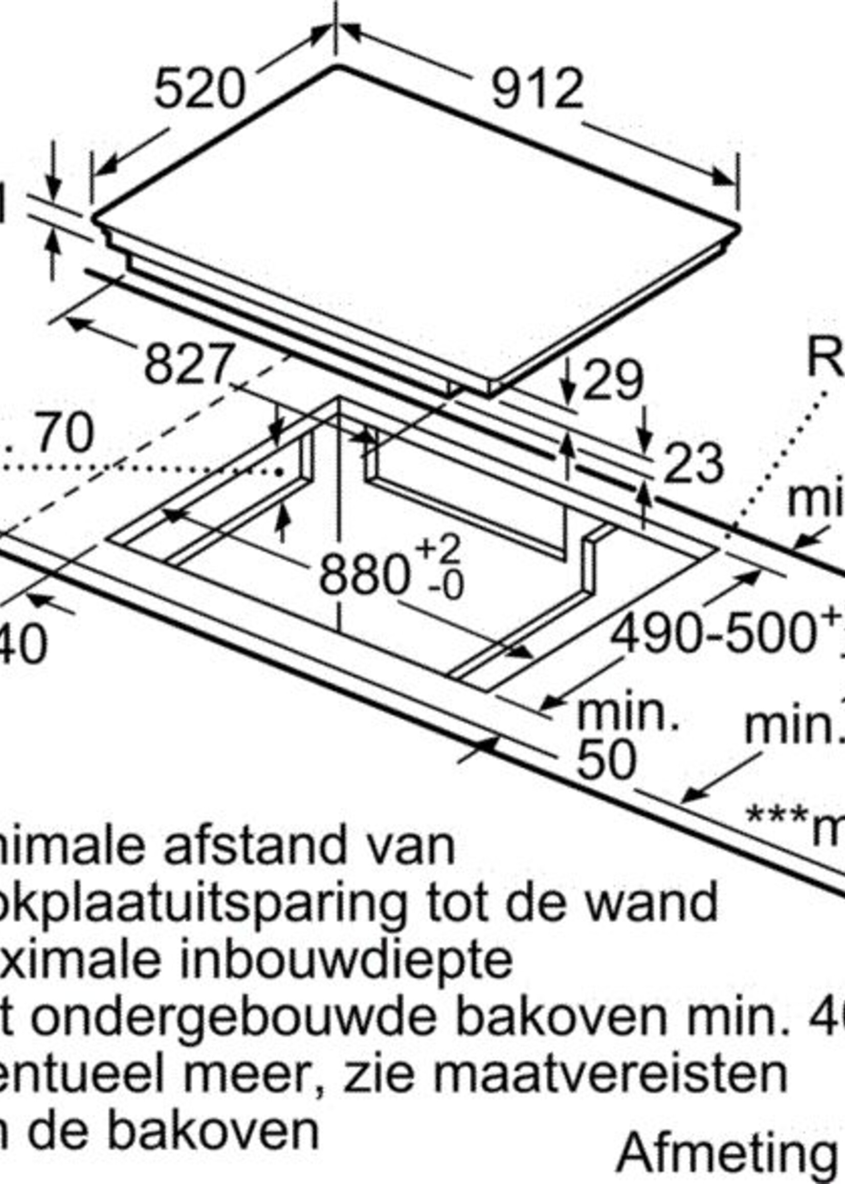 Siemens EZ977KZY1E studioLine inductie kookplaat - 90 cm