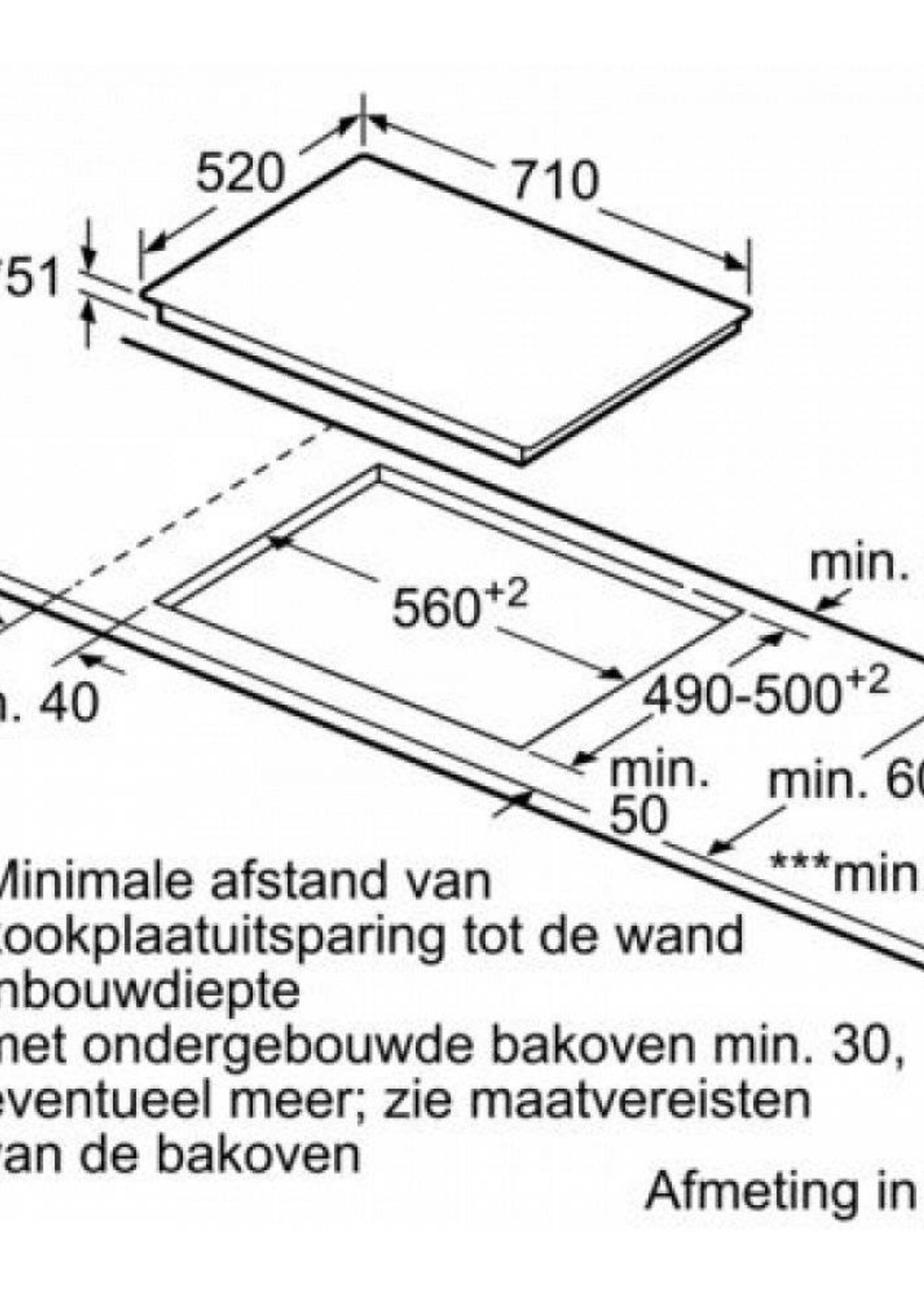 Siemens ED777FQC5E studioLine inductie kookplaat - 70 cm