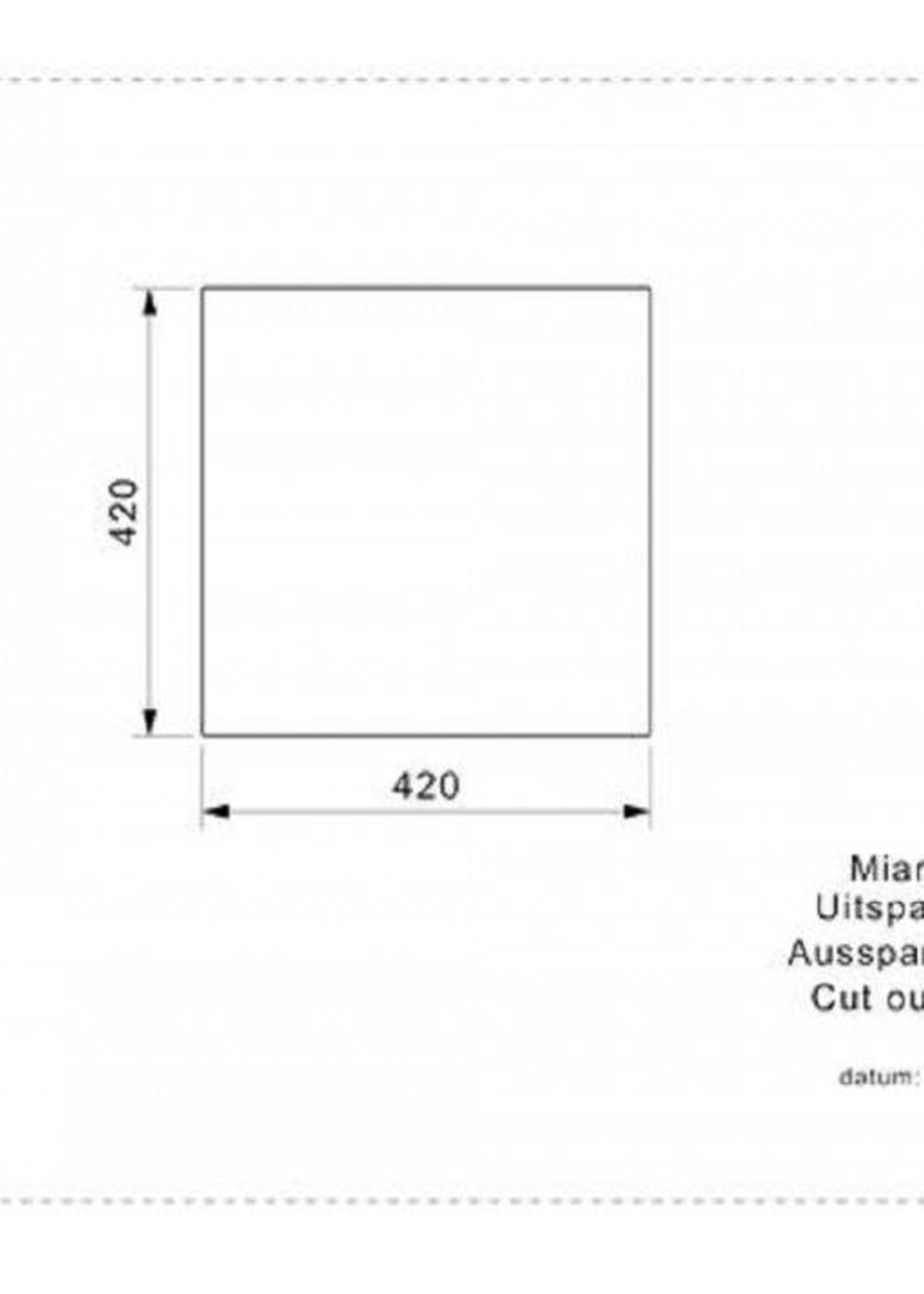 Reginox R30714 spoelbak (gold)
