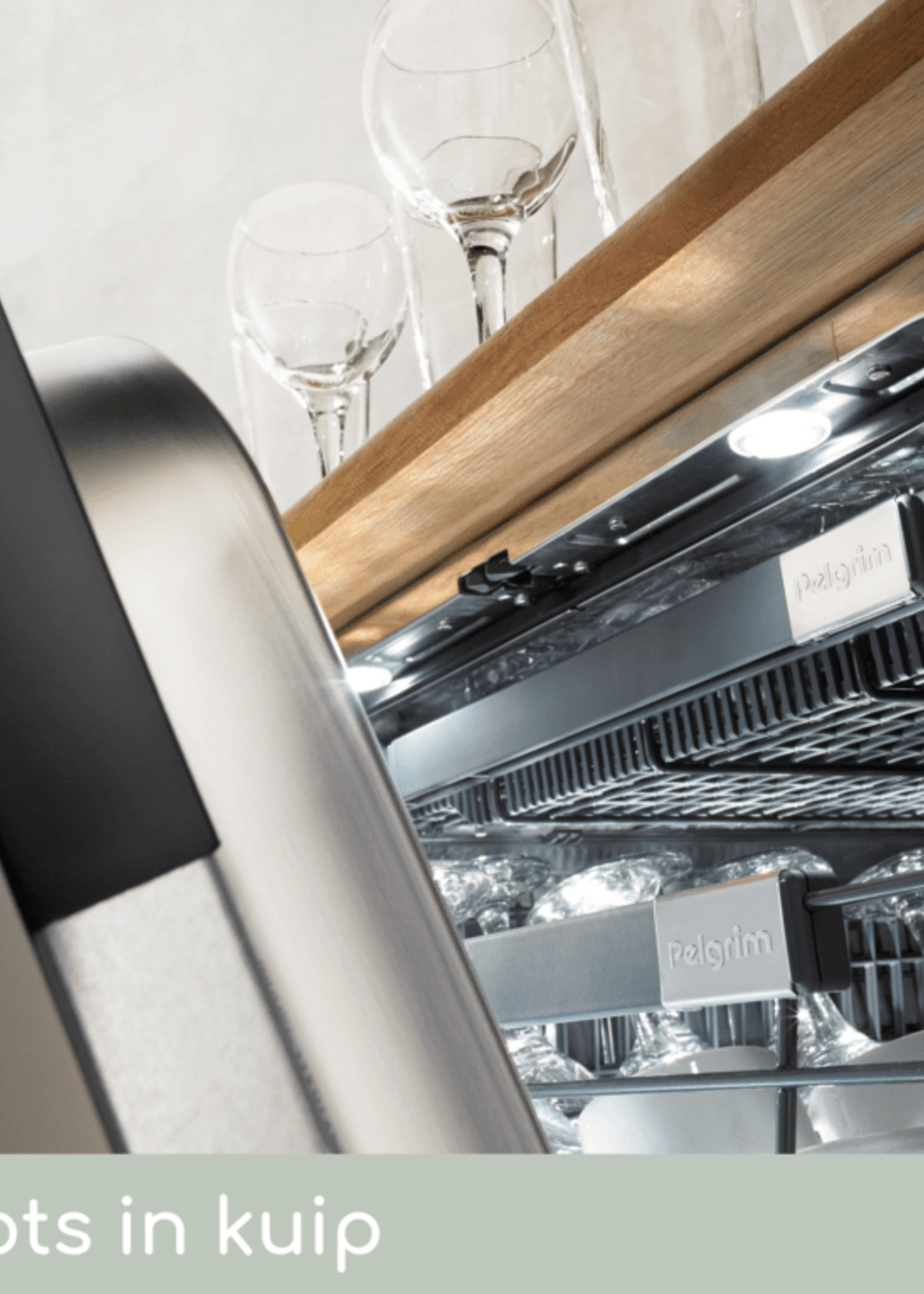 Pelgrim GVW820L inbouw vaatwasser