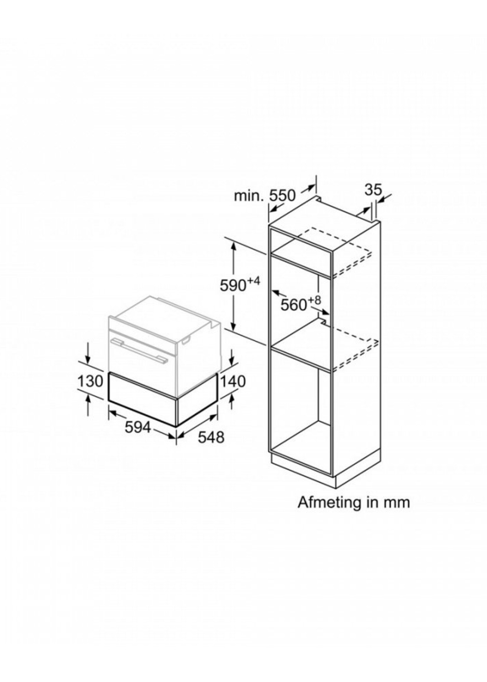 Bosch BIC830NC0 warmhoudlade