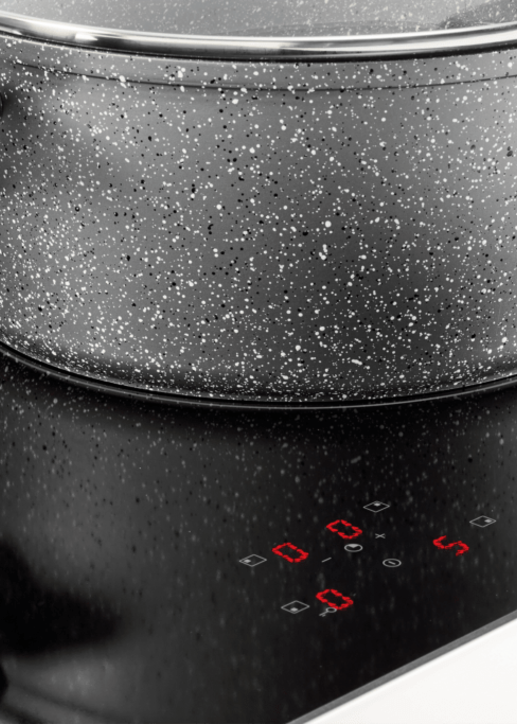 Pelgrim PKI154RVS vrijstaande inductie kookplaat - 54 cm