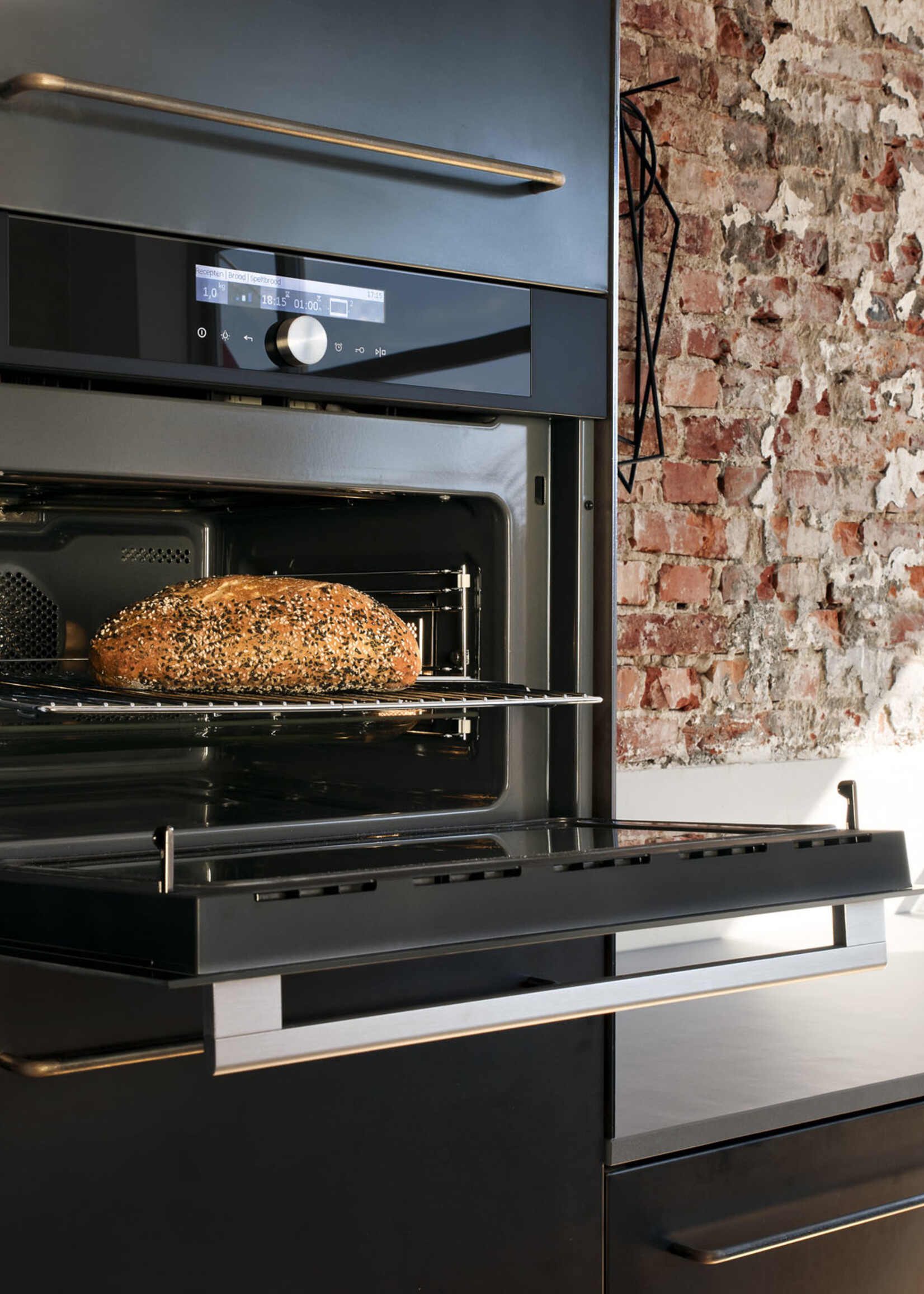 Pelgrim OVS824MAT combi stoomoven 45cm