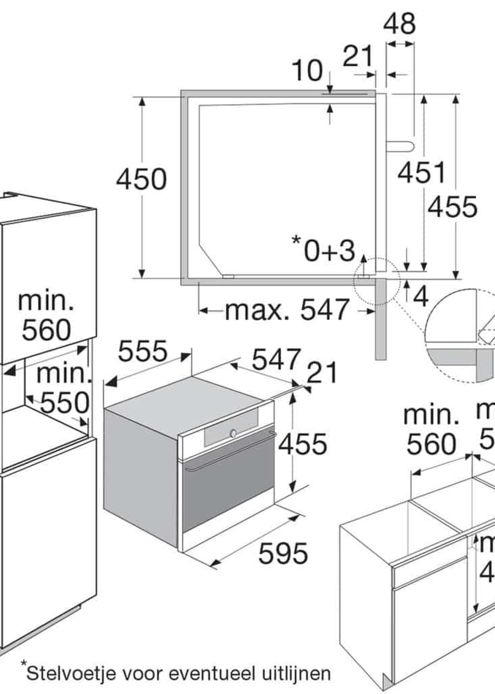 Pelgrim OVS524MAT combi stoomoven