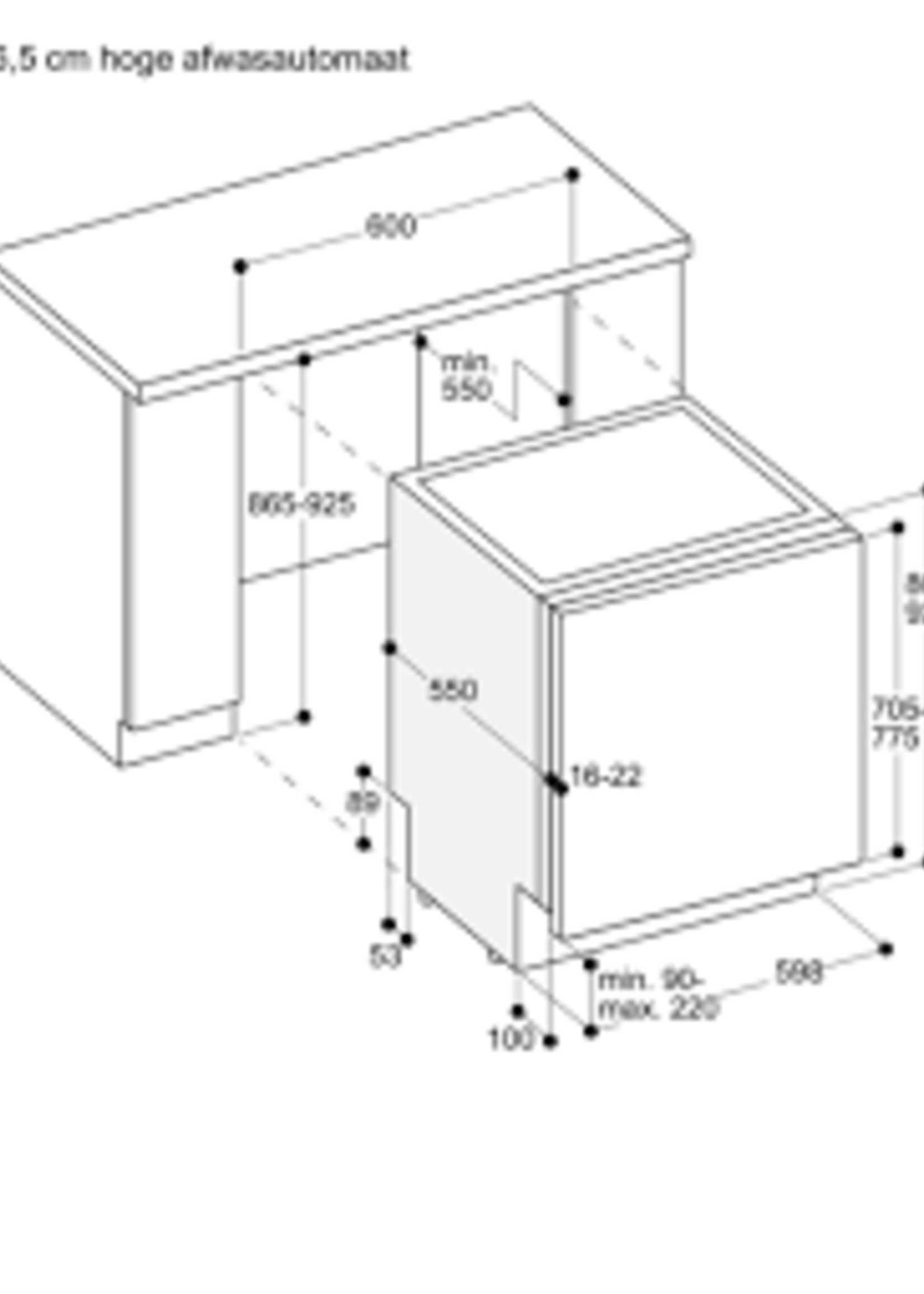 Gaggenau DF481162 inbouw vaatwasser 400serie
